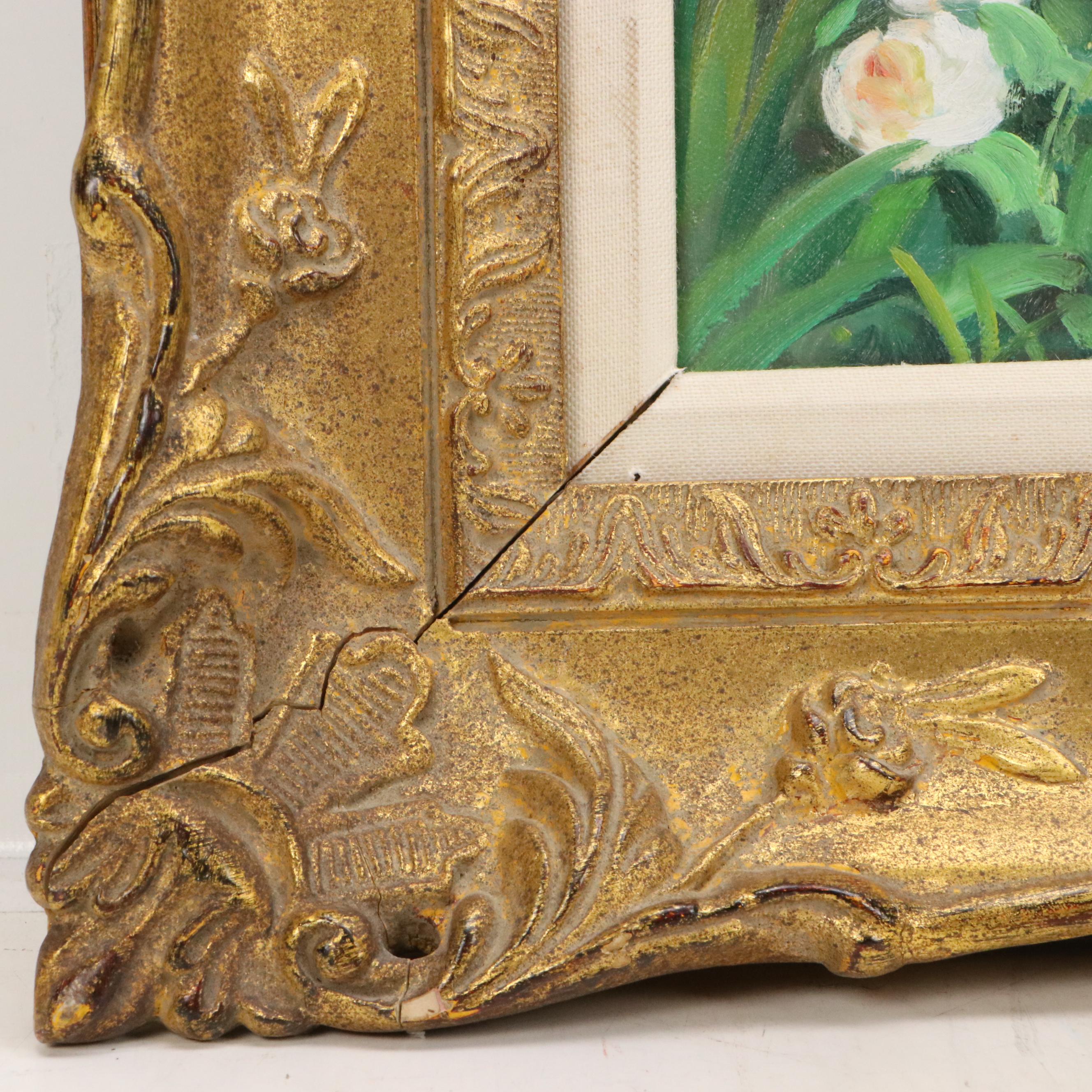 Ray Thomas Oil Painting "The Hillside," Mid to Late 20th Century