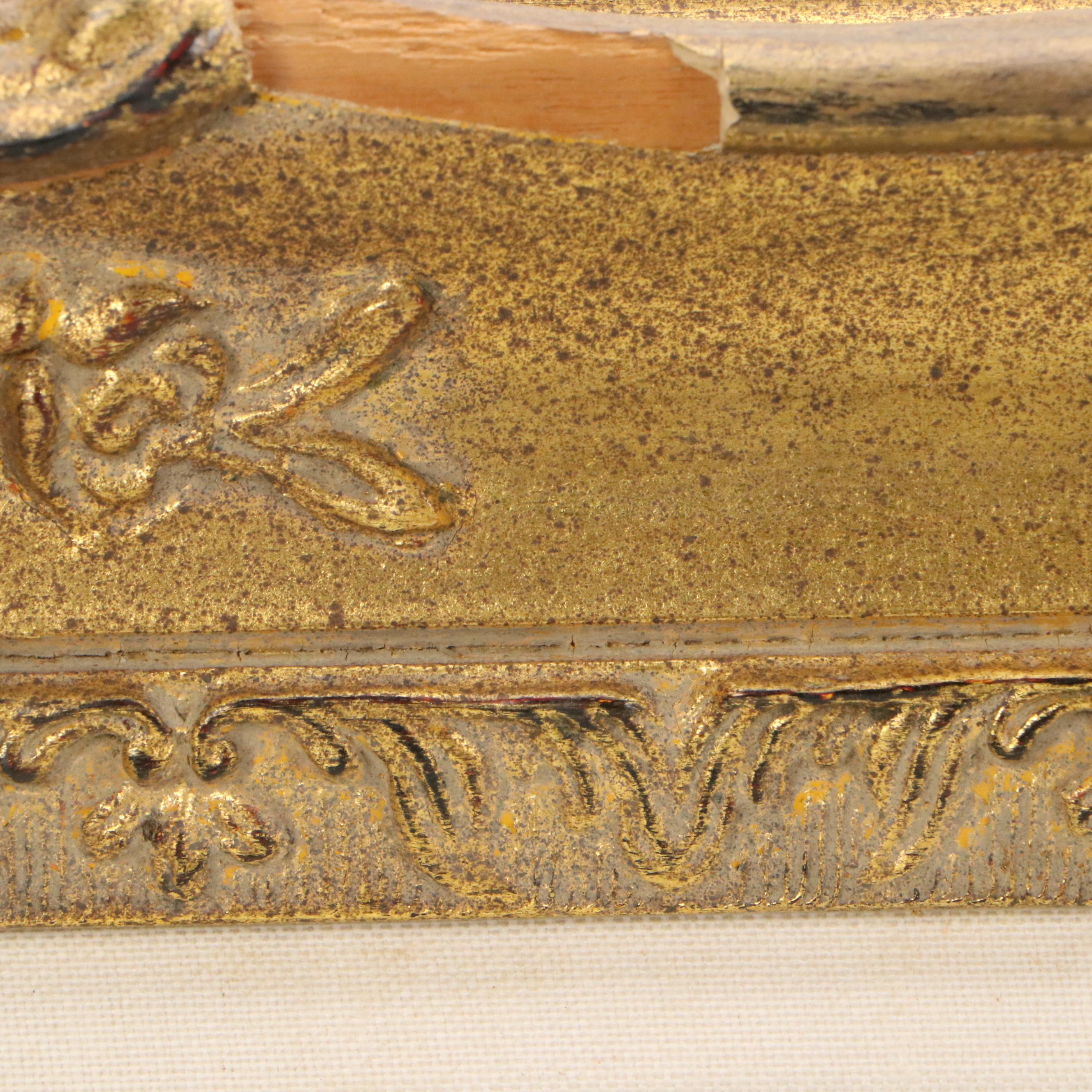 Ray Thomas Oil Painting "The Hillside," Mid to Late 20th Century