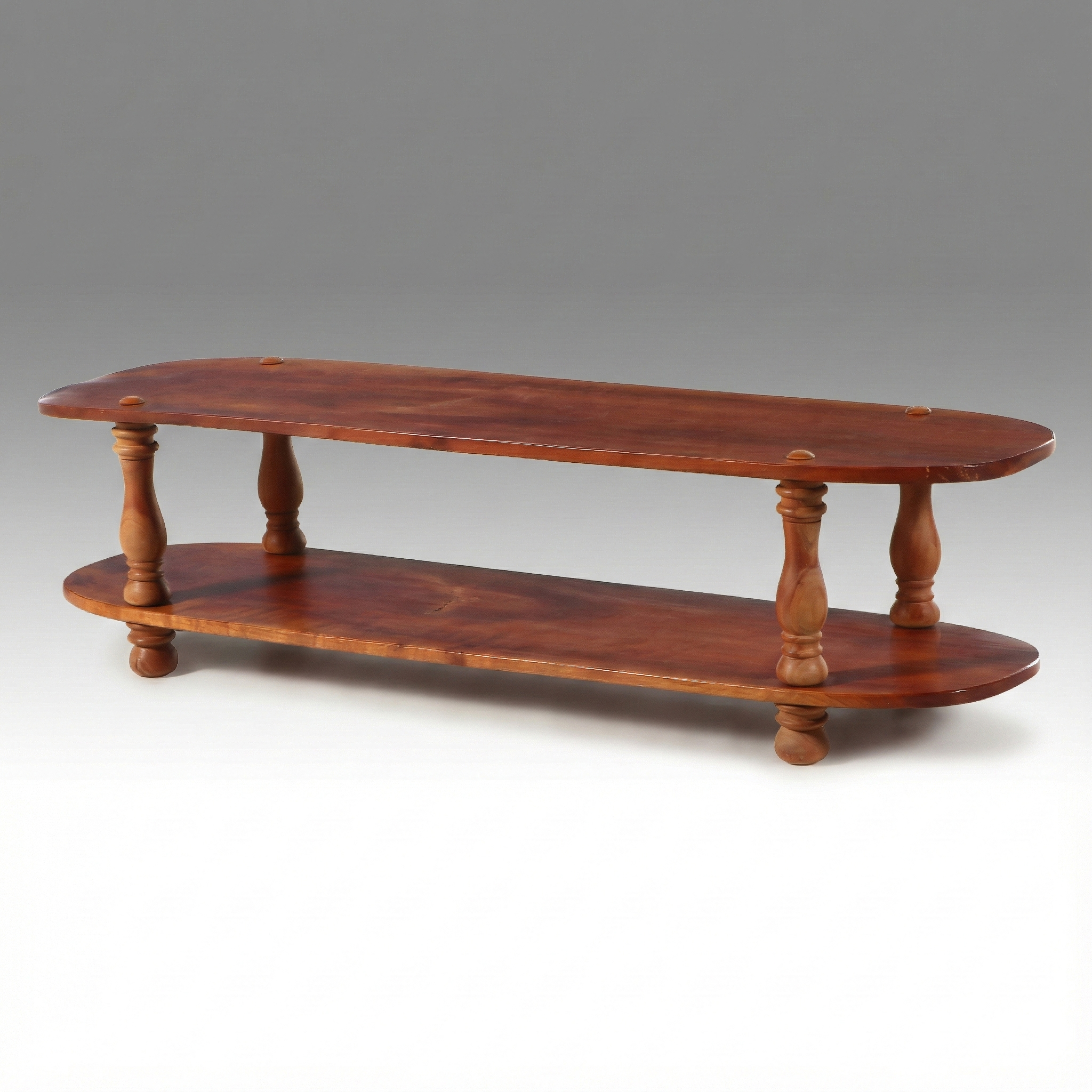 Colonial Style Two-Tiered Cherry Coffee Table