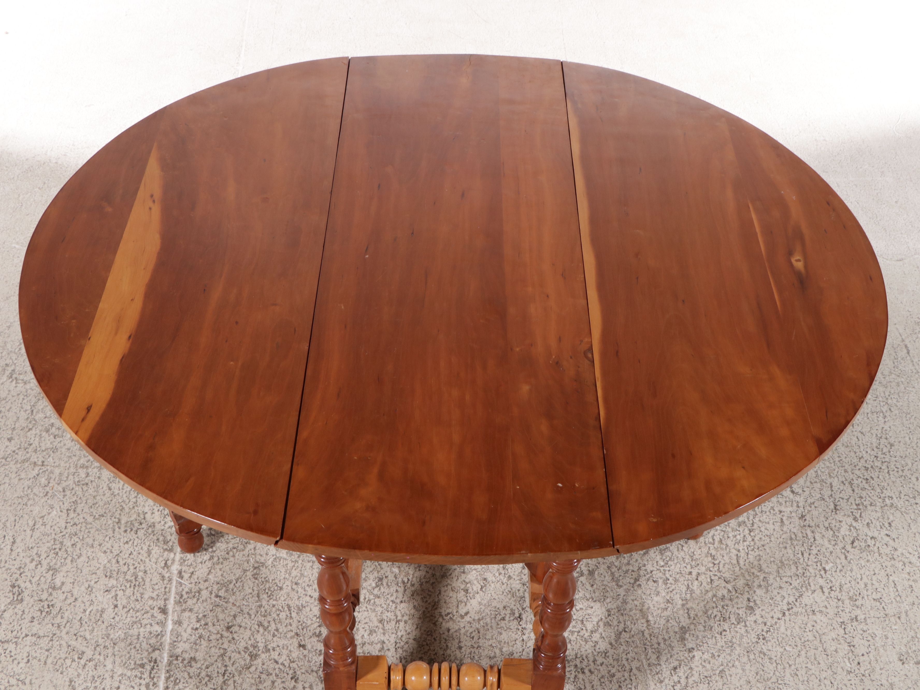 William and Mary Style Gate-Leg Table