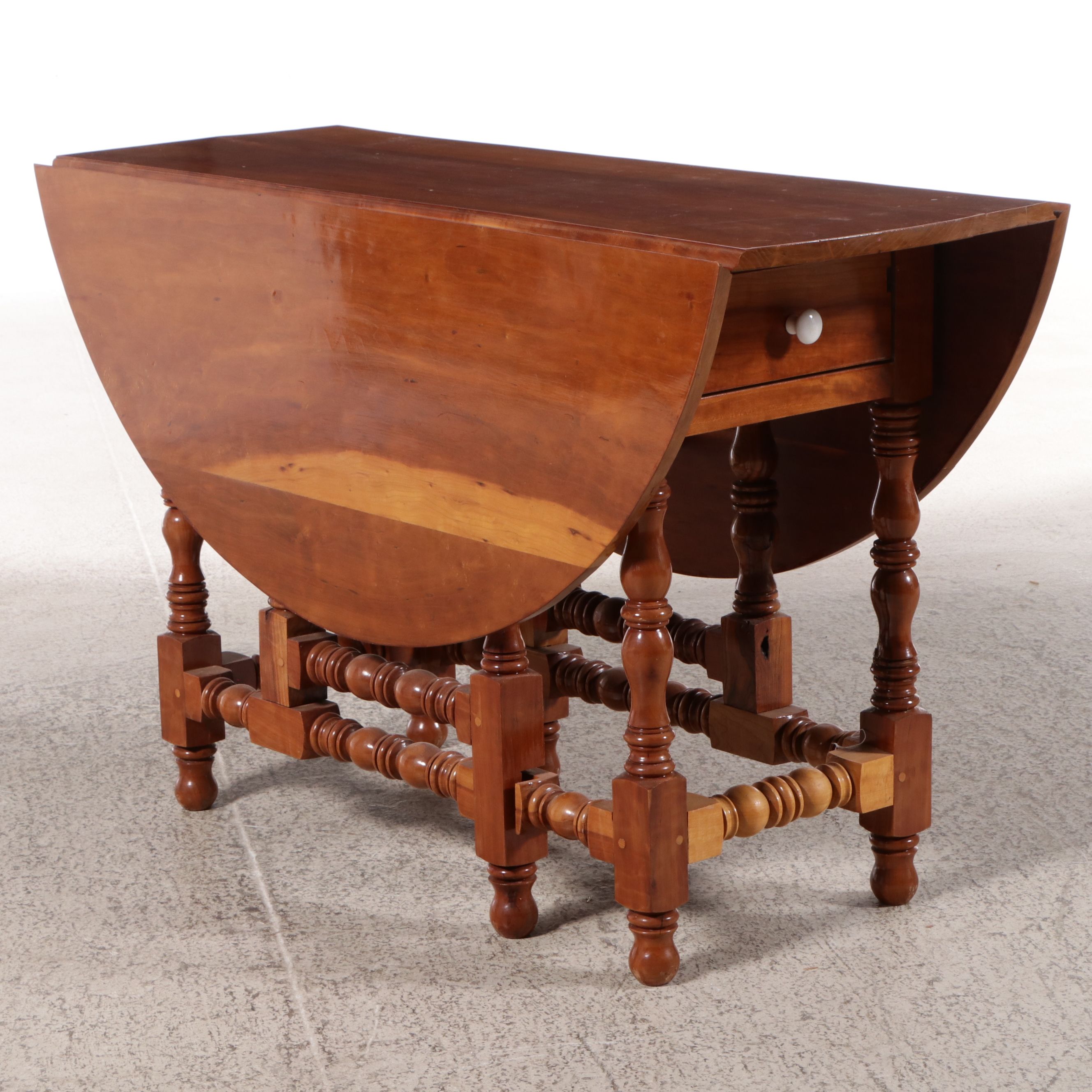 William and Mary Style Gate-Leg Table