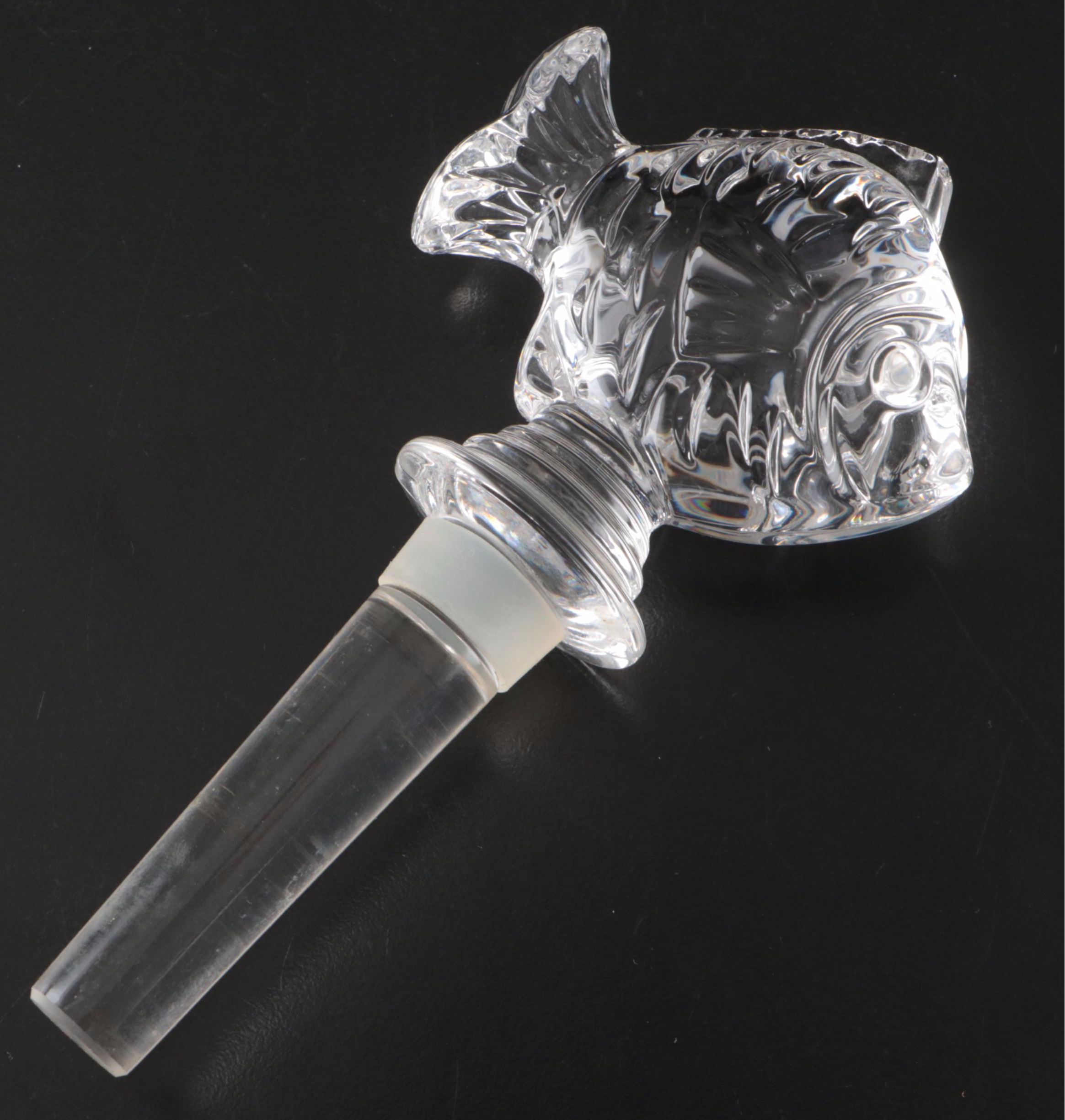 Steuben Crystal Fluted Champagne and Wine Glasses, 1930s