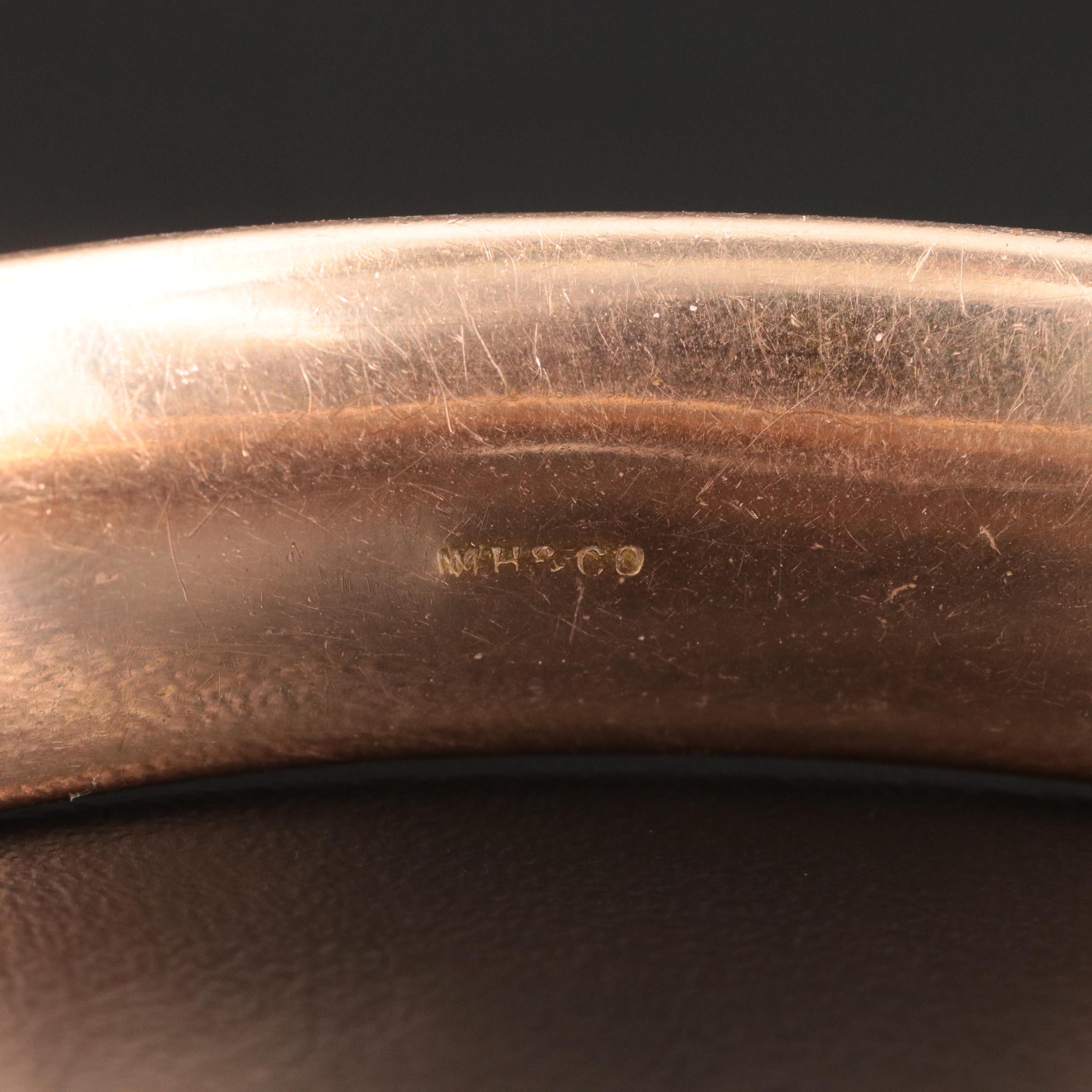 Vintage Floral Hinged Bangle