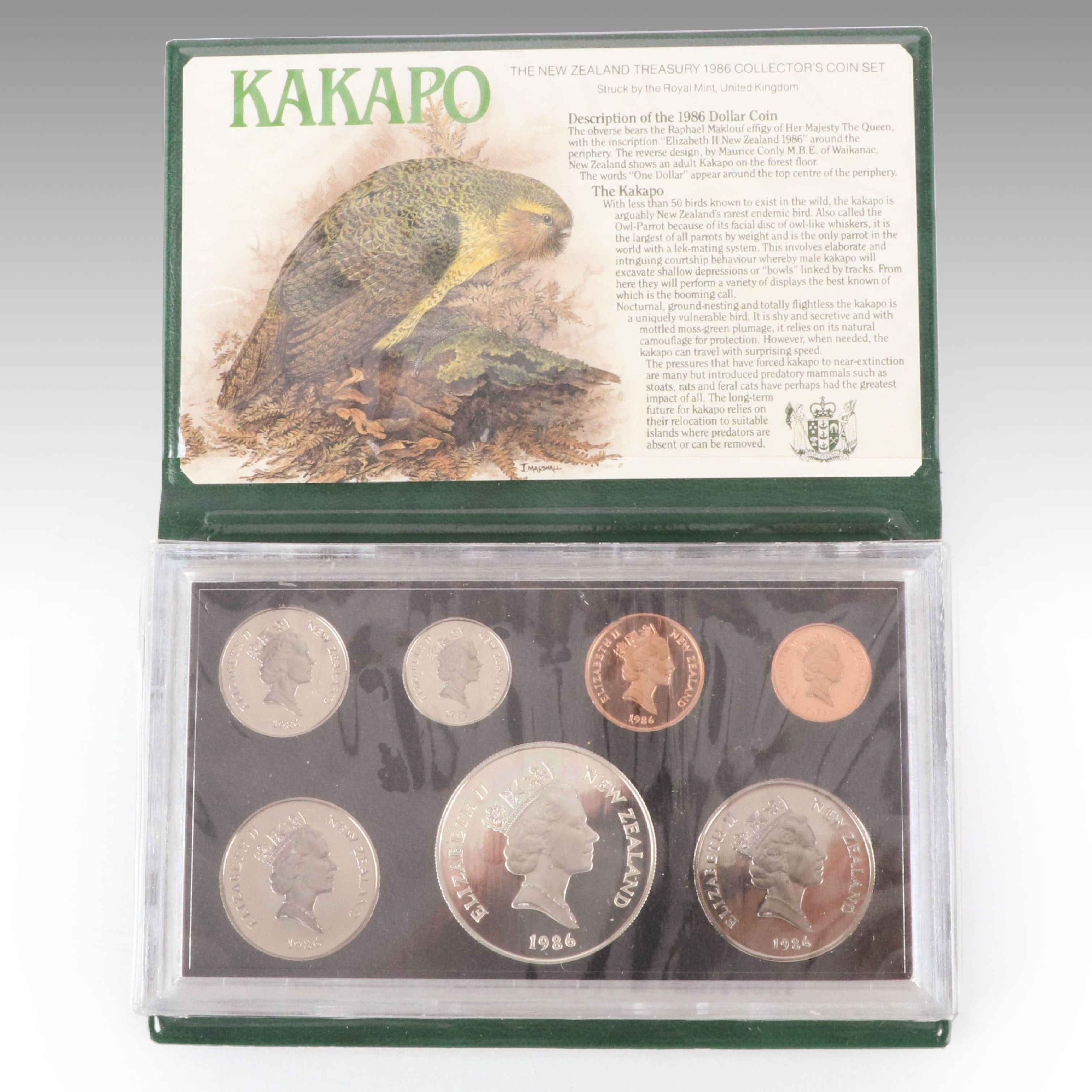 1986 New Zealand Proof Set