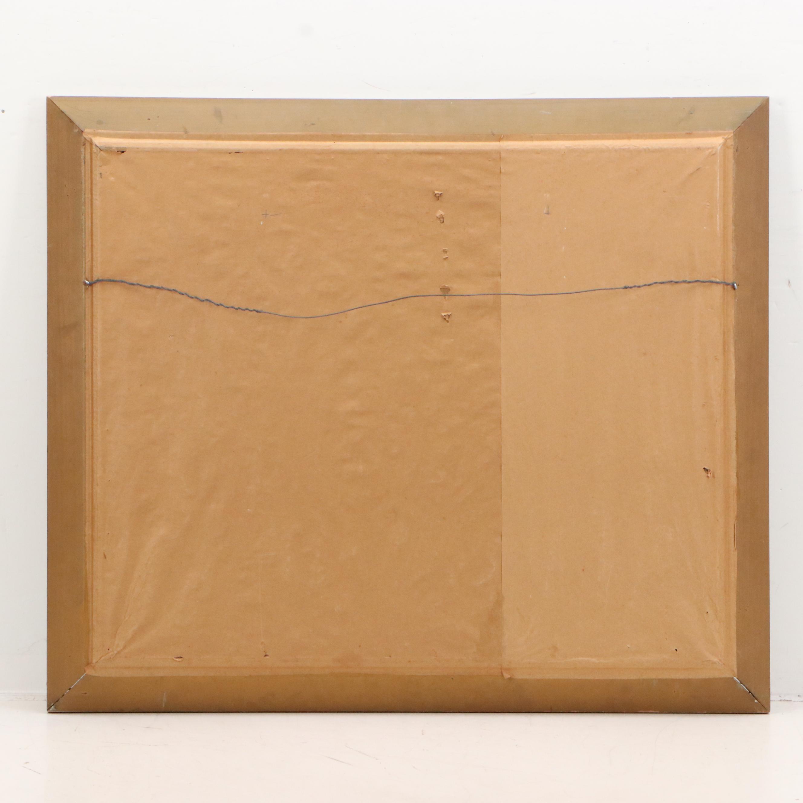 Elmer Cecil Stoner Watercolor Painting of House Below Hill, Early 20th Century