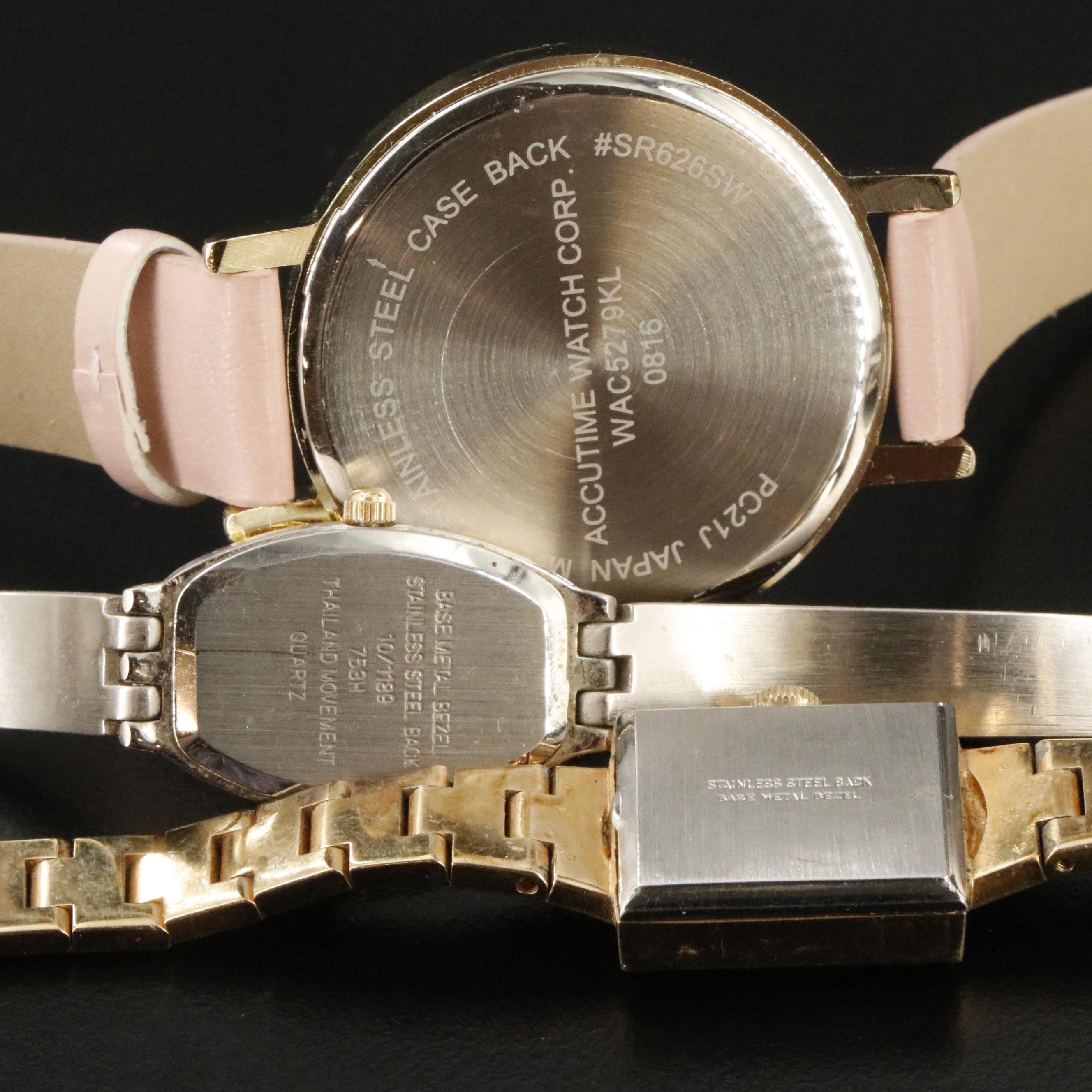 Collection of Quartz and Stem Wind Watches Featuring Anne Klein II and Elgin