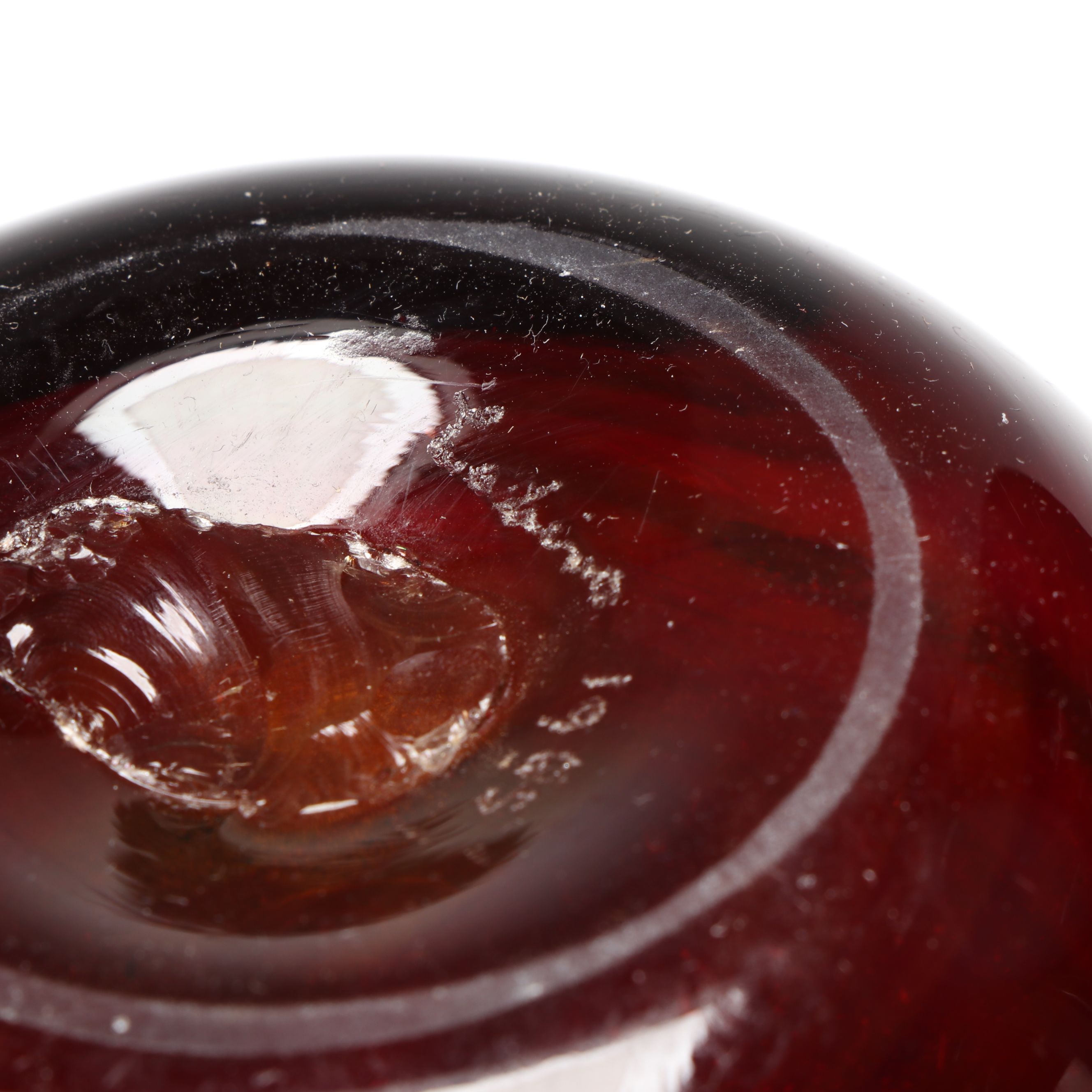 Dominick Labino Handblown Art Glass Spherical Vase