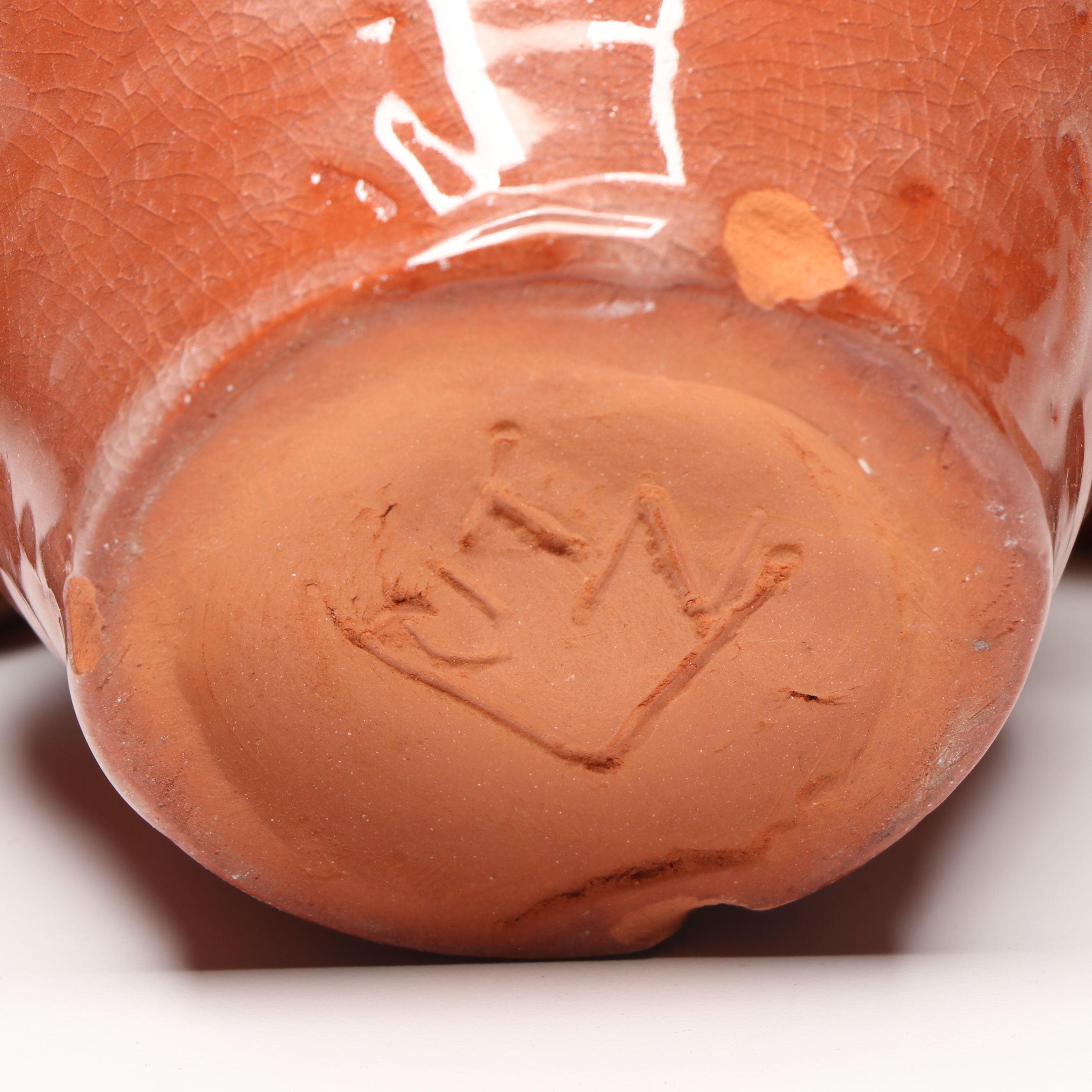 Lutz Art Pottery Terracotta Bowls and Vases