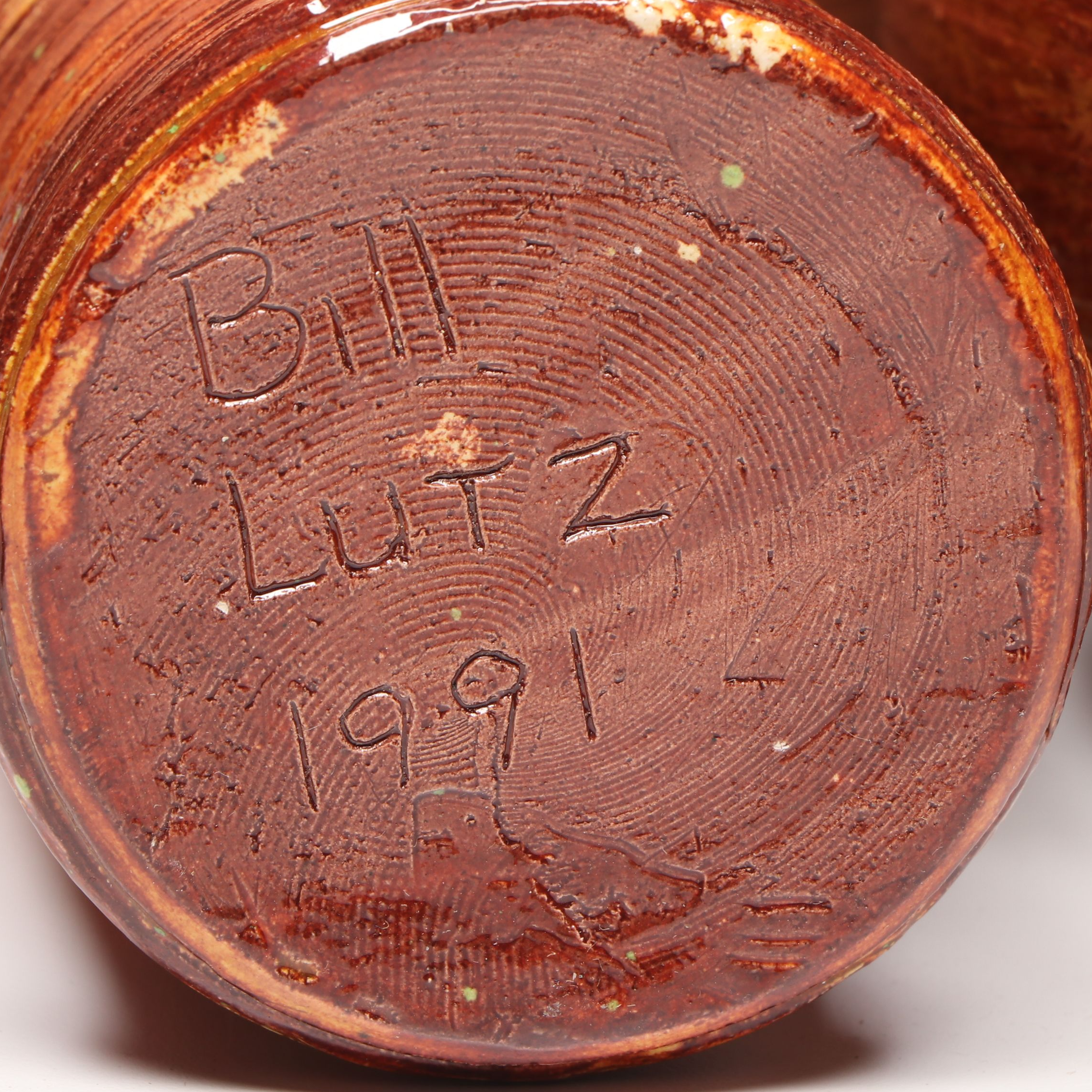 Lutz Art Pottery Terracotta Bowls and Vases