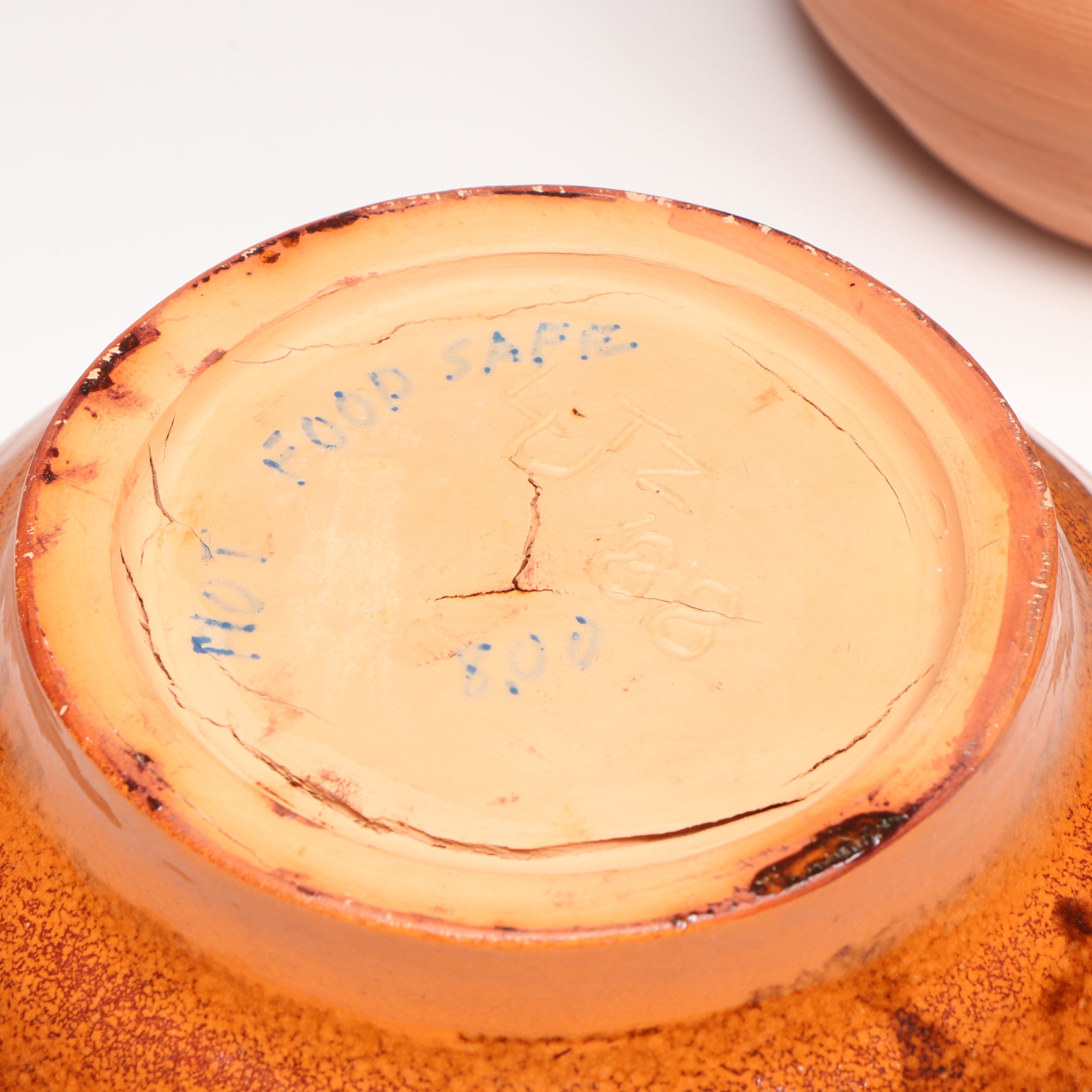 Lutz Art Pottery Terracotta Bowls and Vases