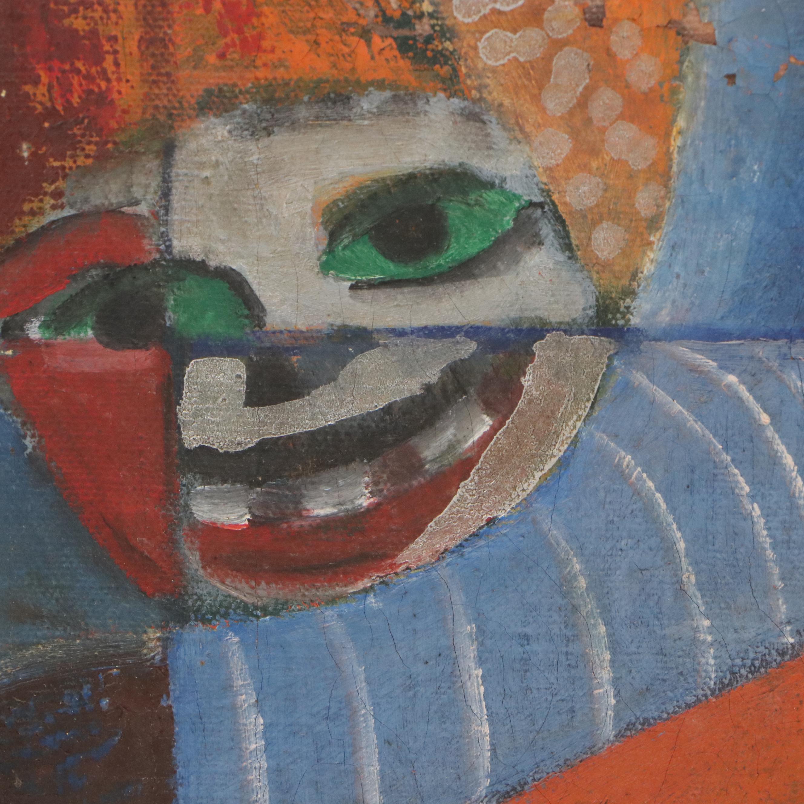 Sydney S. Gelfand Oil Painting "The Circus," 1953