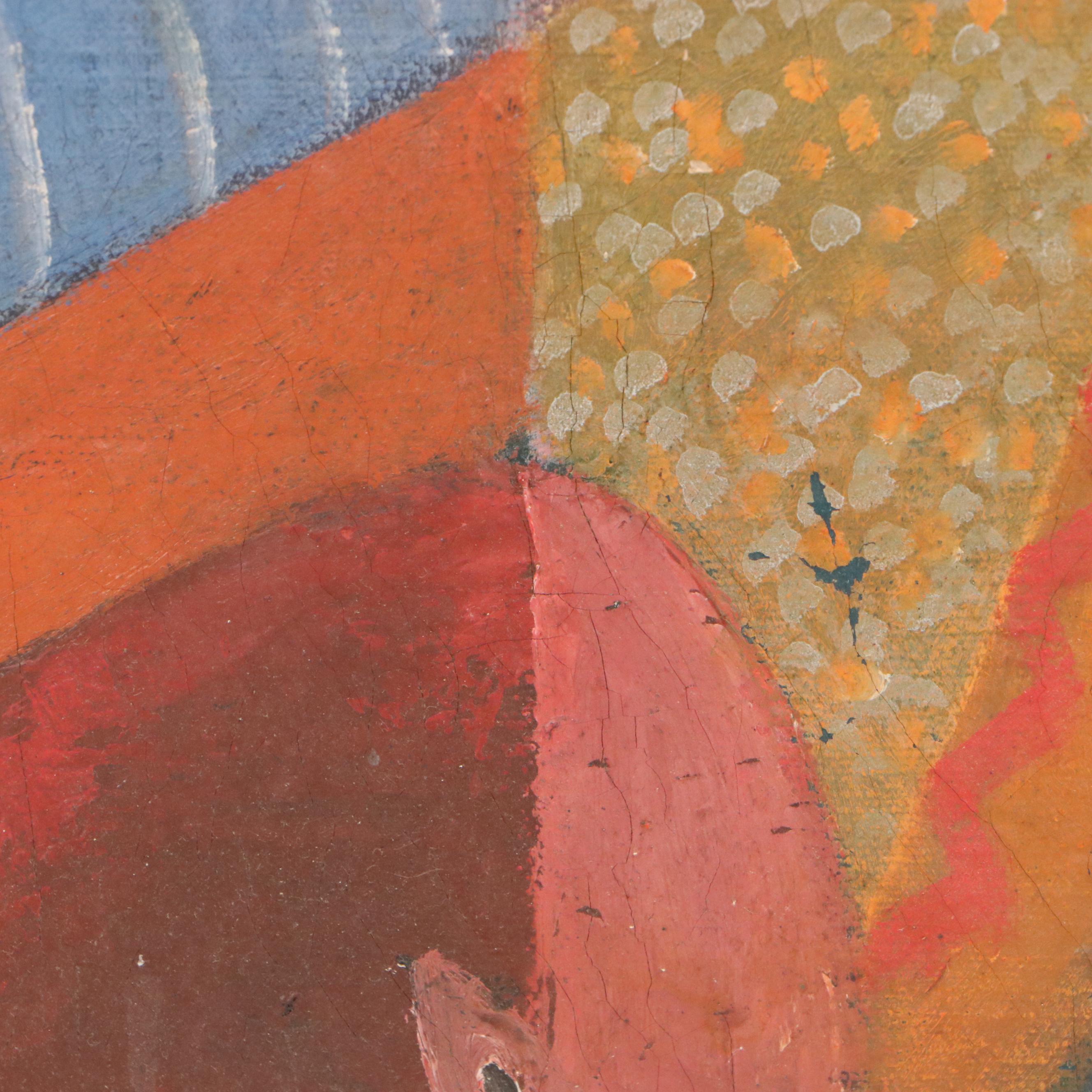 Sydney S. Gelfand Oil Painting "The Circus," 1953