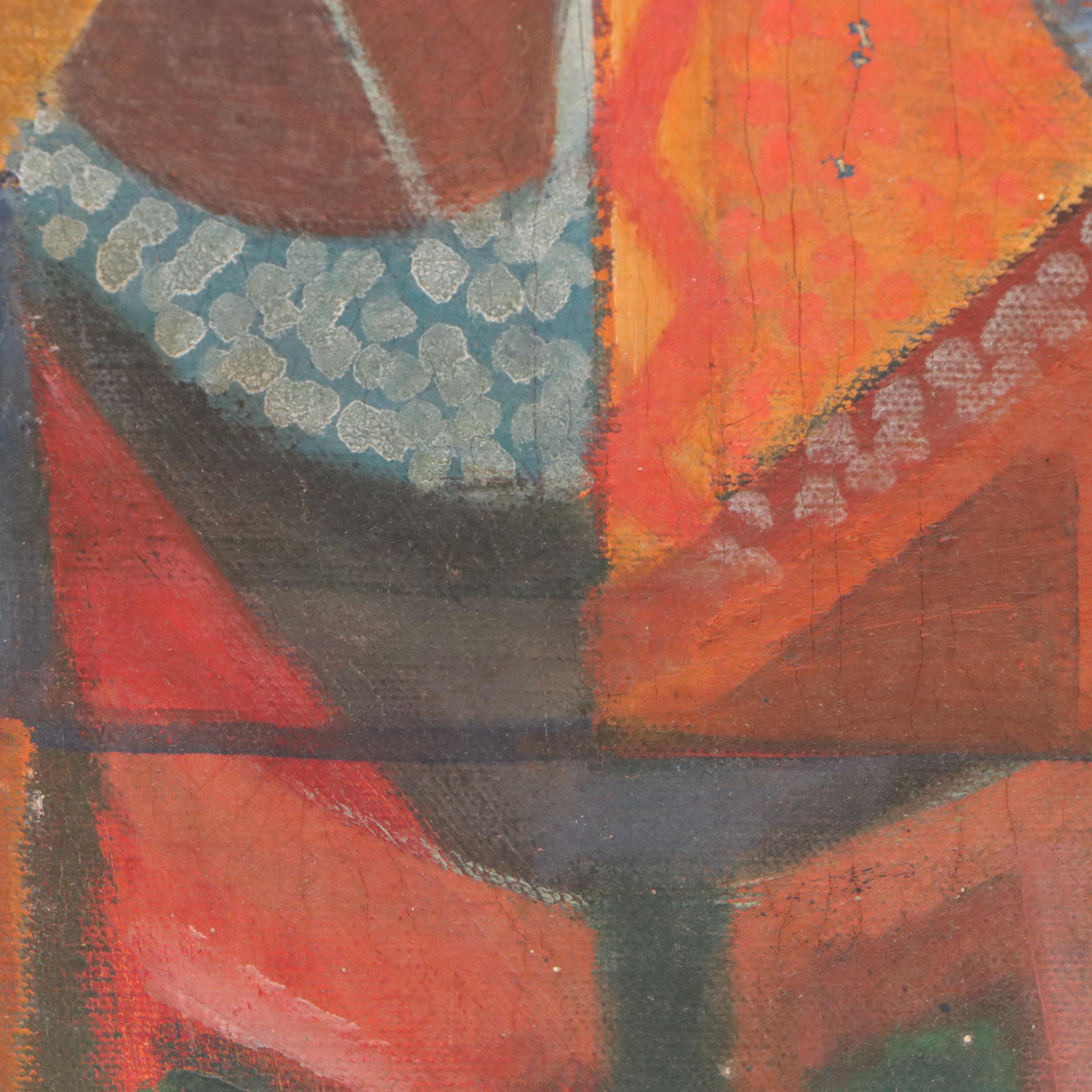 Sydney S. Gelfand Oil Painting "The Circus," 1953