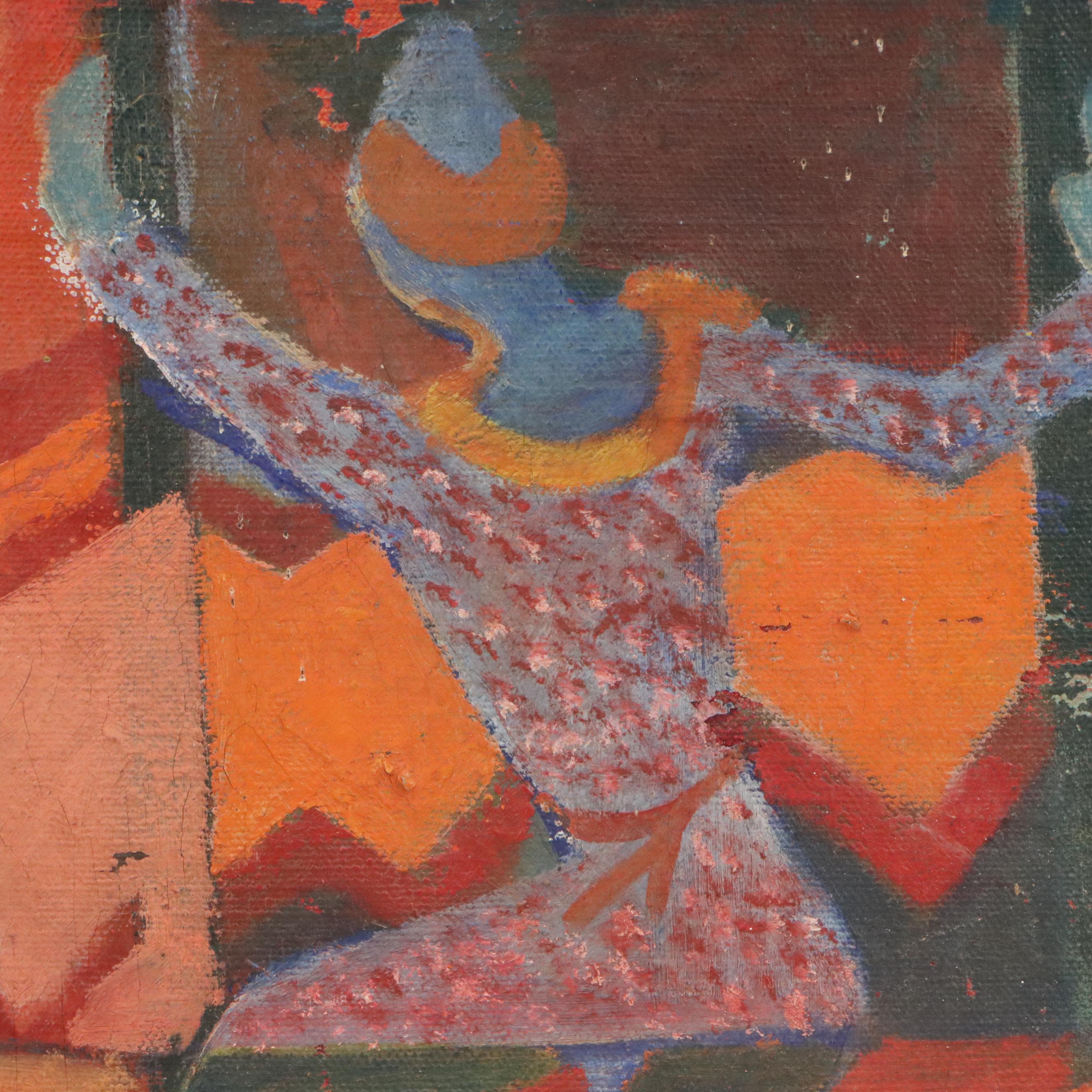 Sydney S. Gelfand Oil Painting "The Circus," 1953