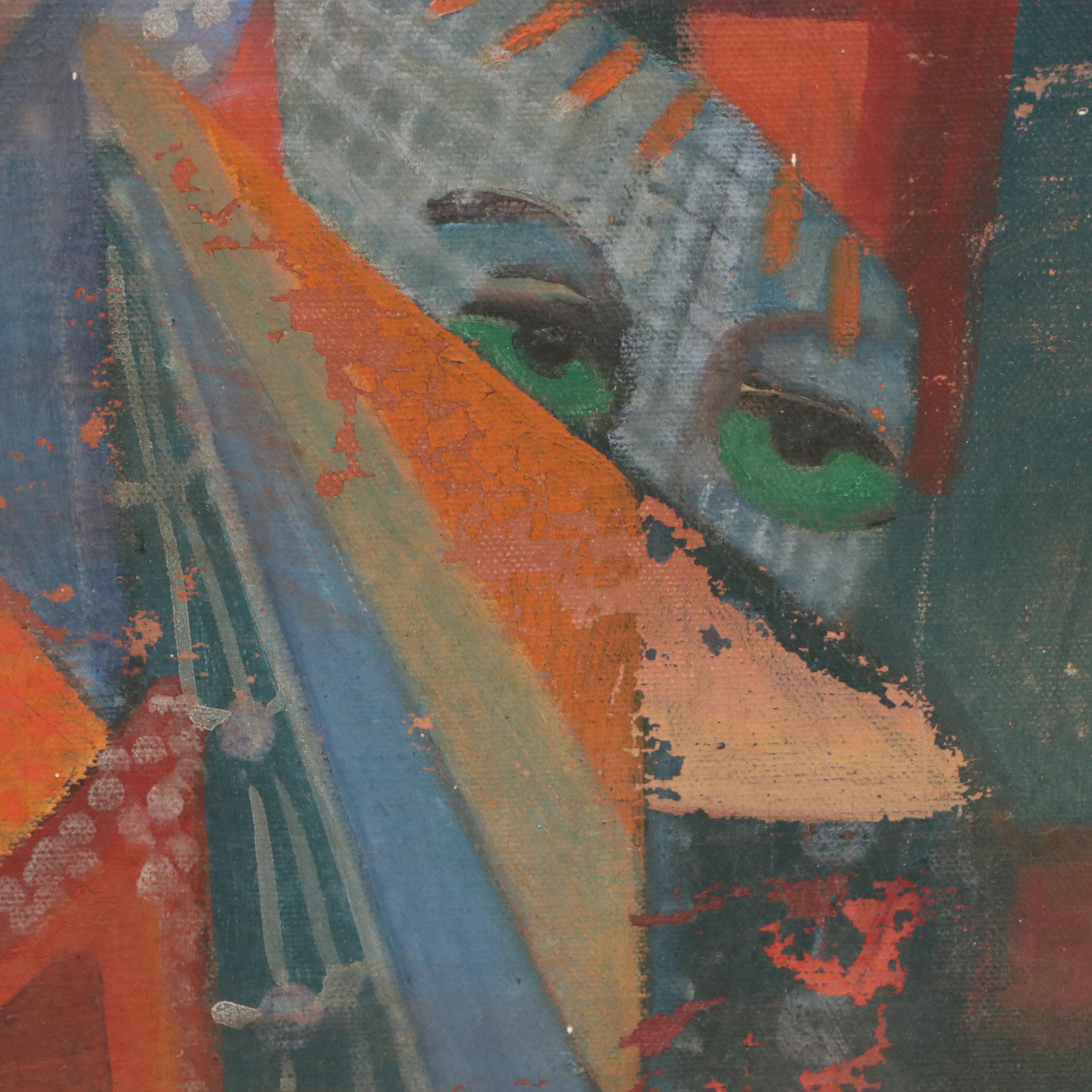 Sydney S. Gelfand Oil Painting "The Circus," 1953