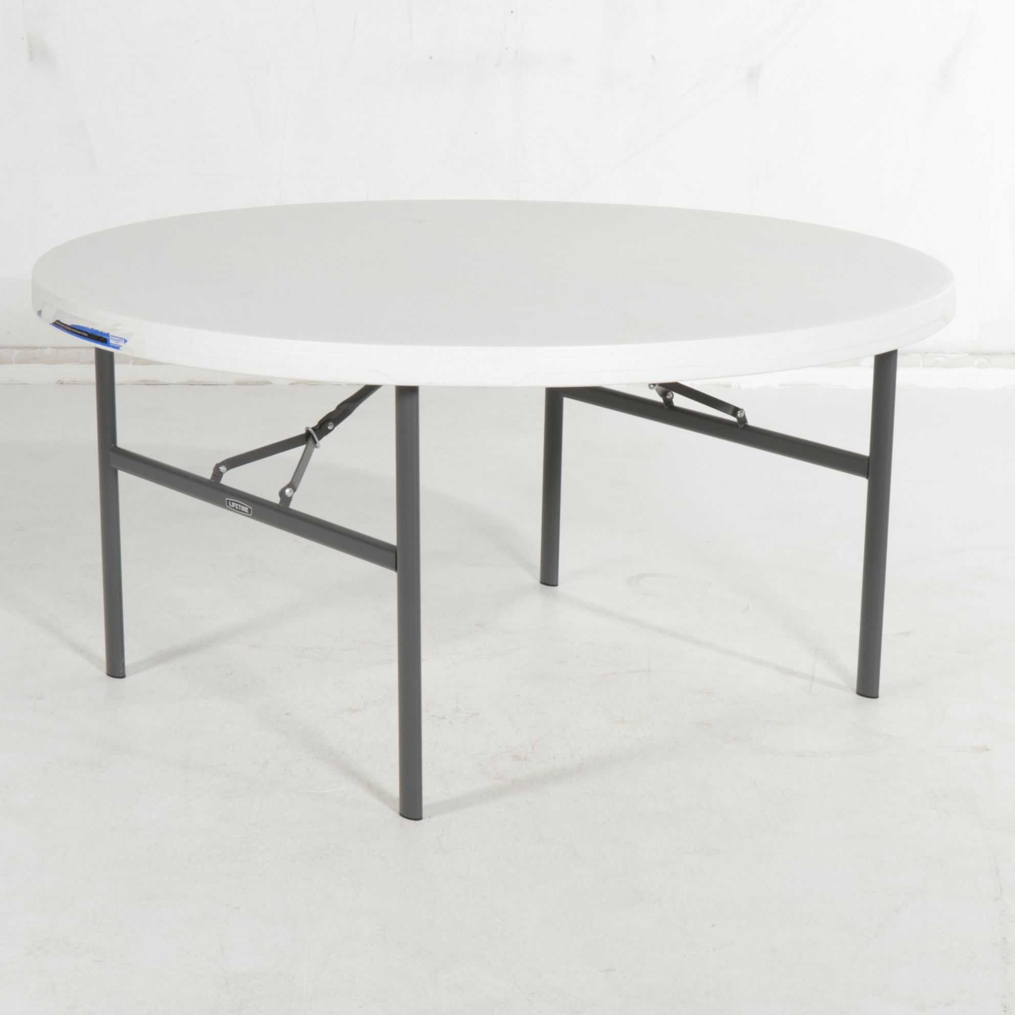 Lifetime 60" Round Plastic Folding Dining Table