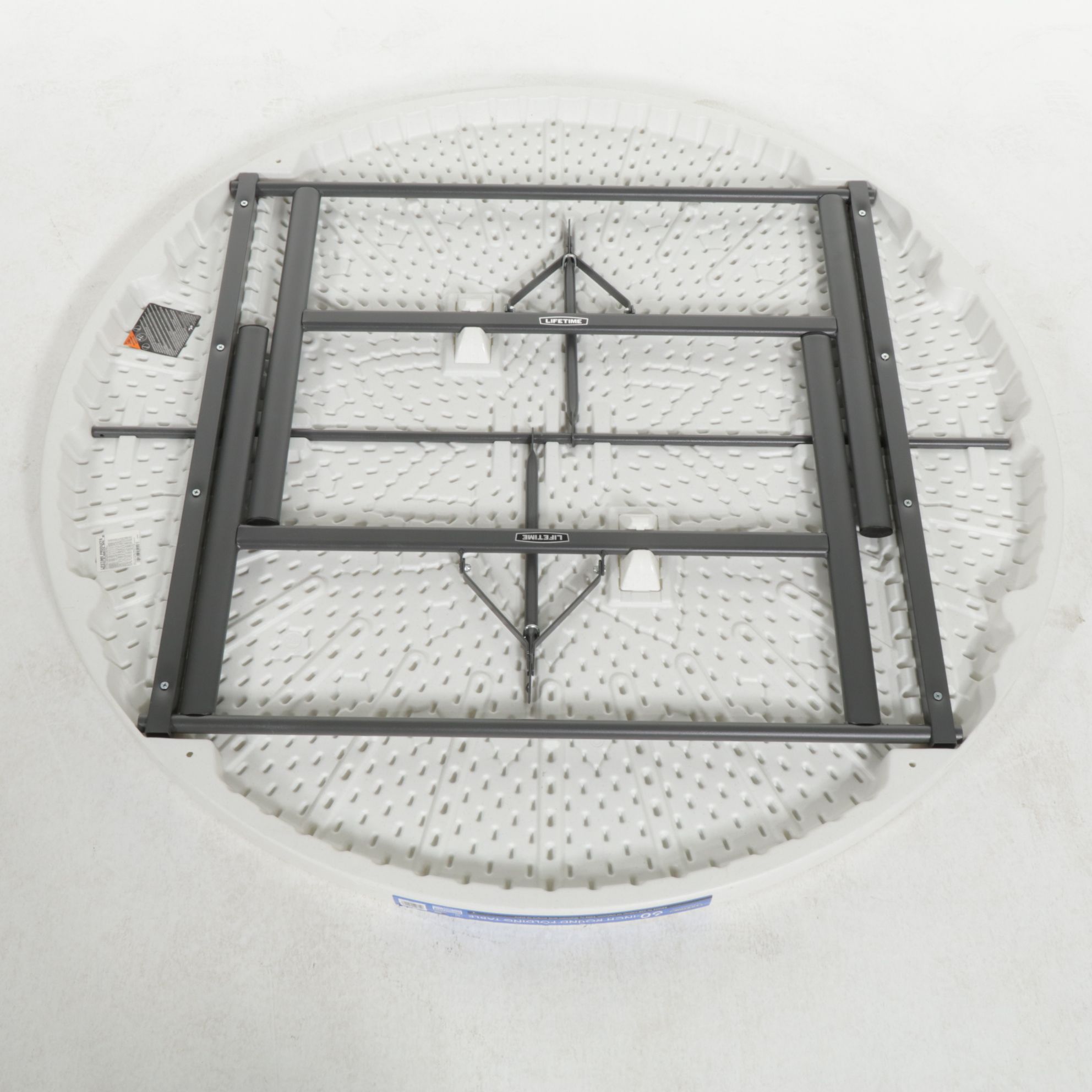 Lifetime 60" Round Plastic Folding Dining Table