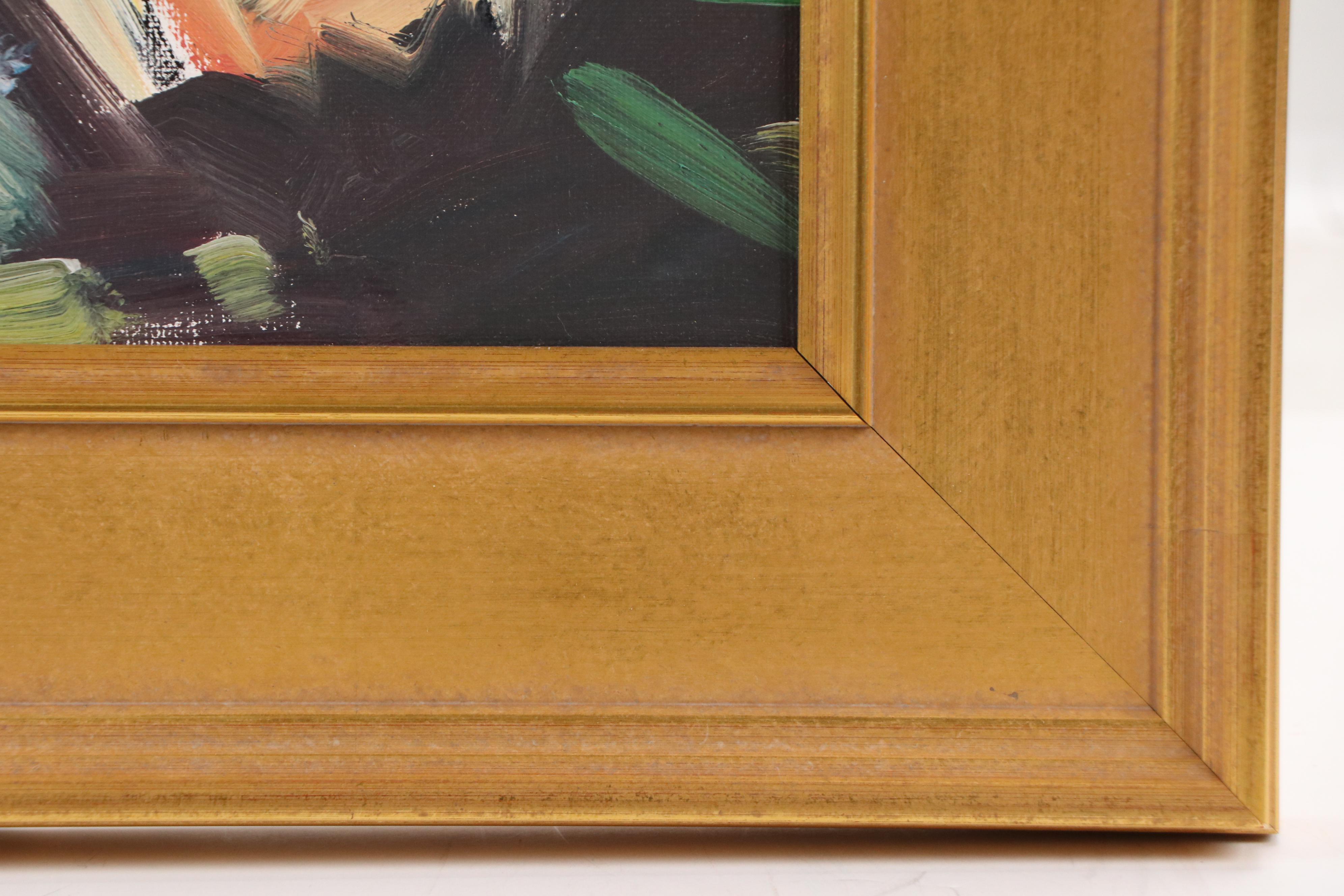 Jose Trujillo Oil Painting "Roses," 2019