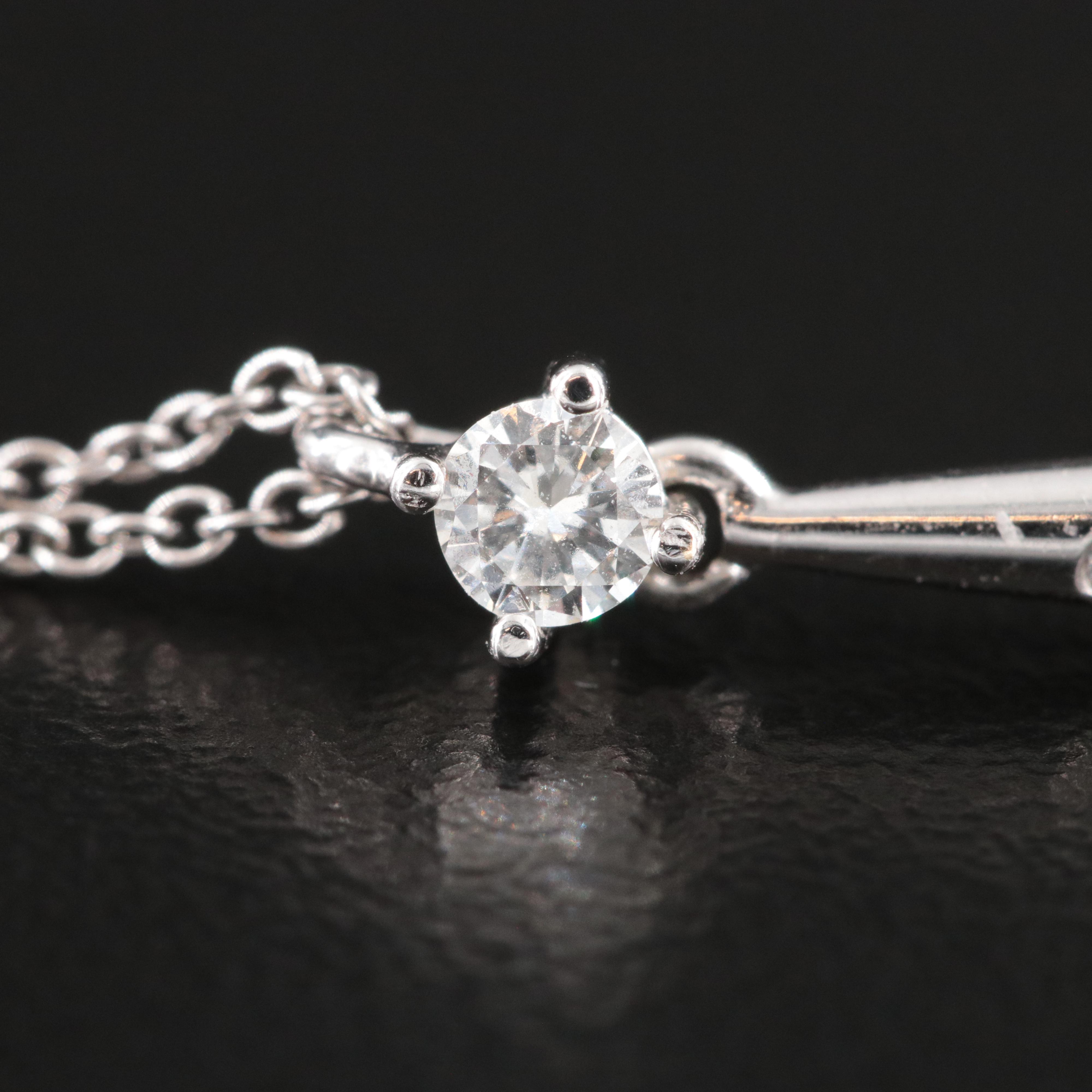 Kurt Wayne 18K 1.24 CTW Diamond Pavé Drop Pendant Necklace