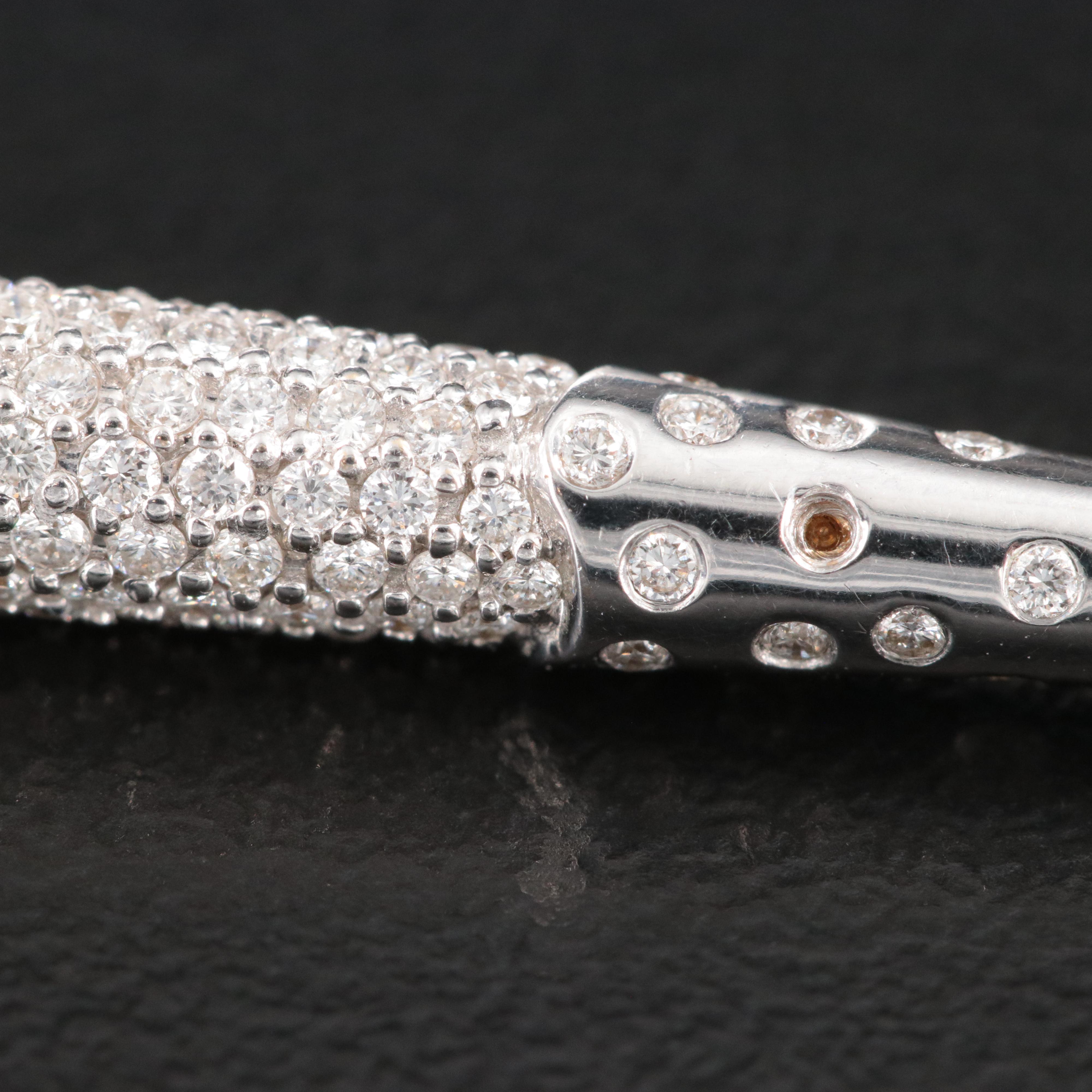 Kurt Wayne 18K 1.24 CTW Diamond Pavé Drop Pendant Necklace