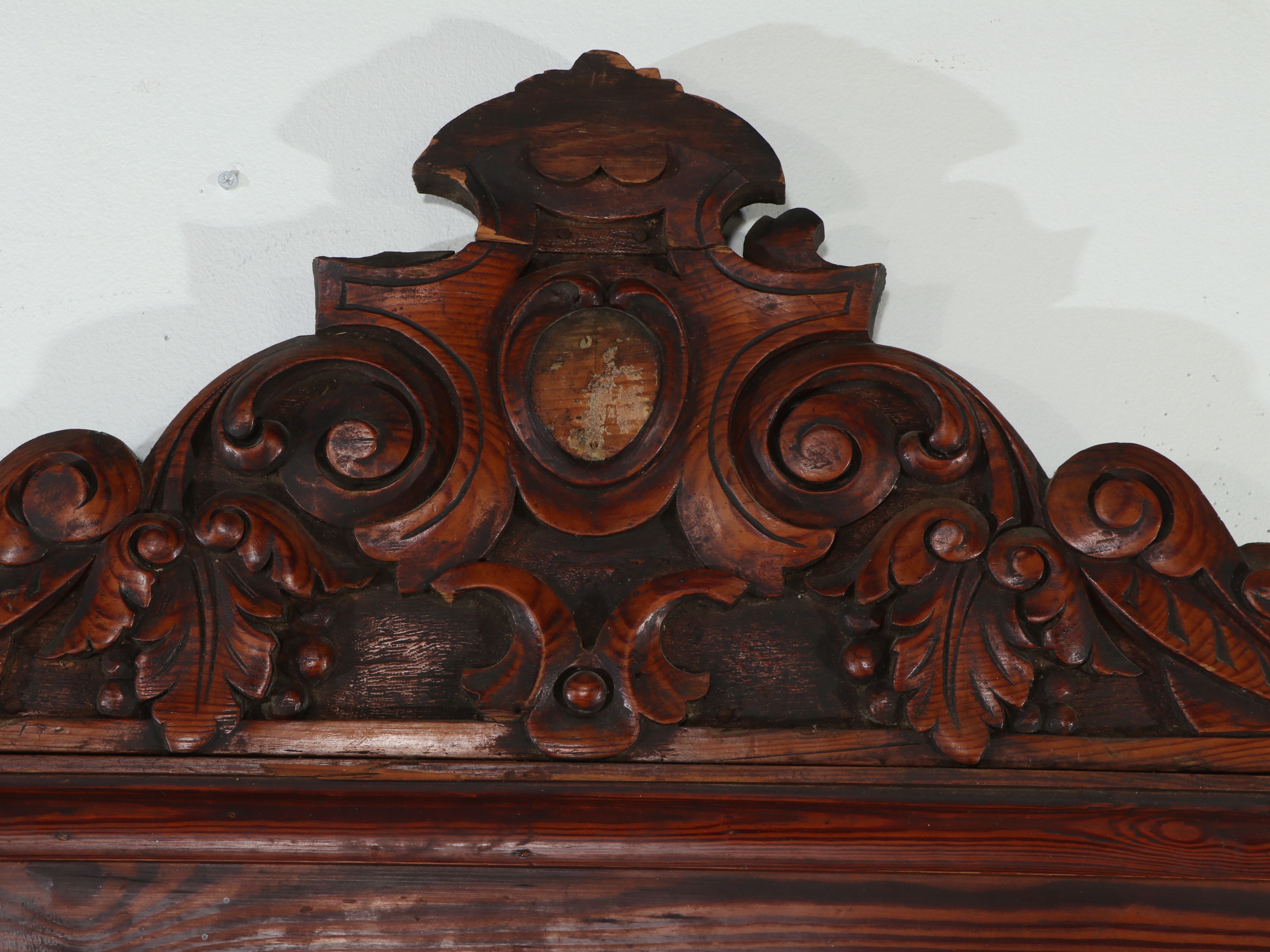 Louis XVI Style Oak Hall Tree, 19th Century