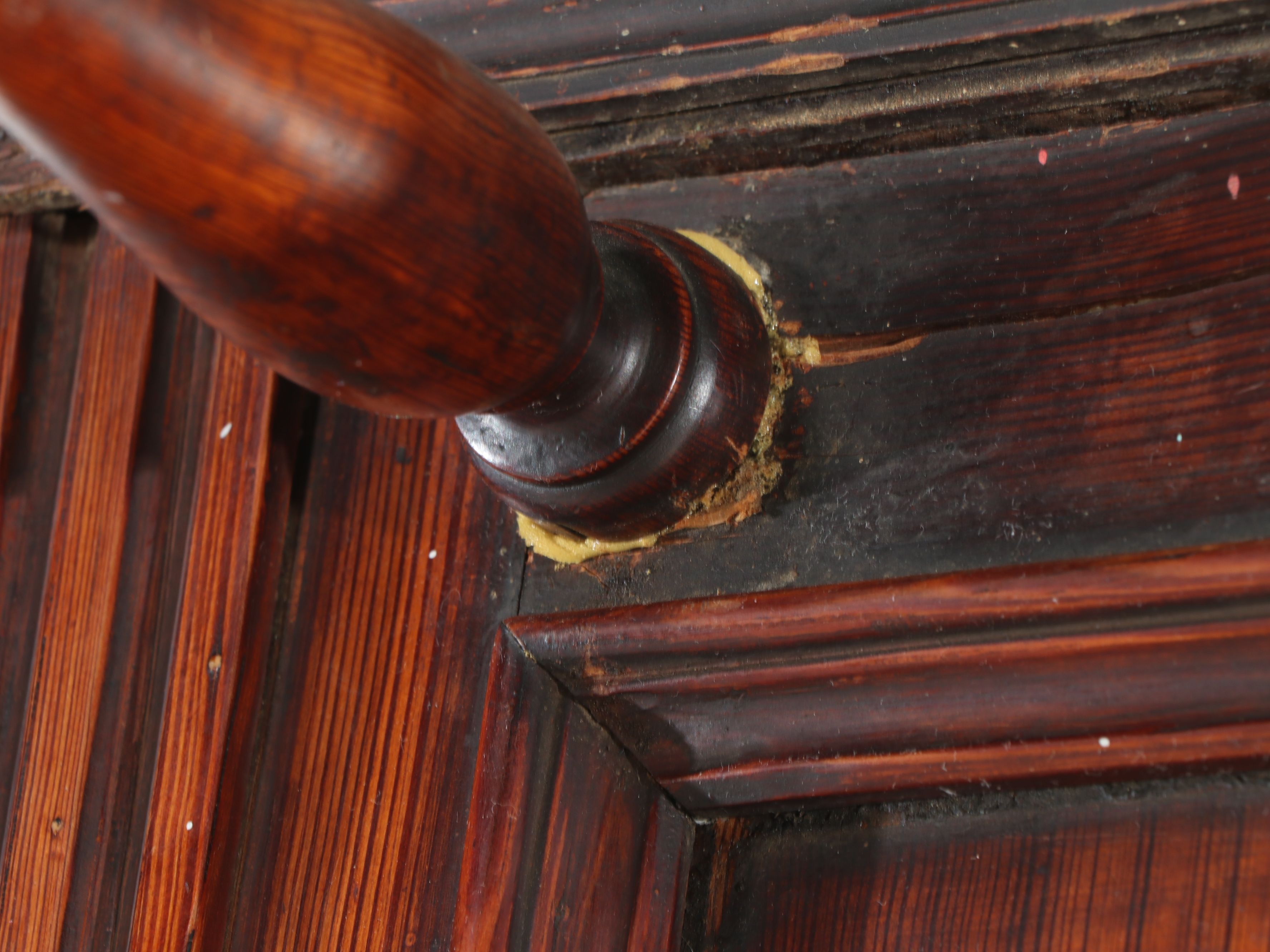 Louis XVI Style Oak Hall Tree, 19th Century