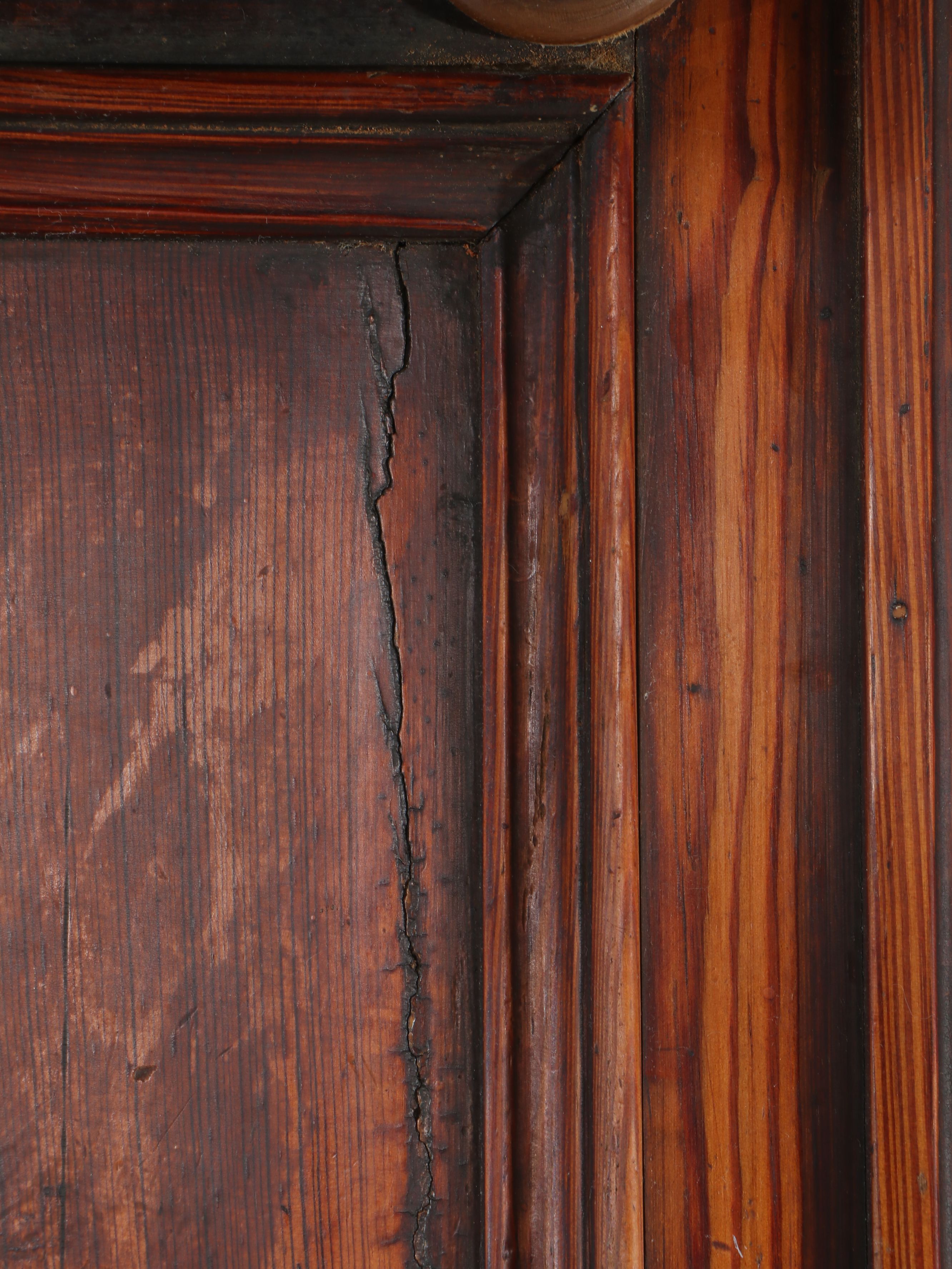 Louis XVI Style Oak Hall Tree, 19th Century