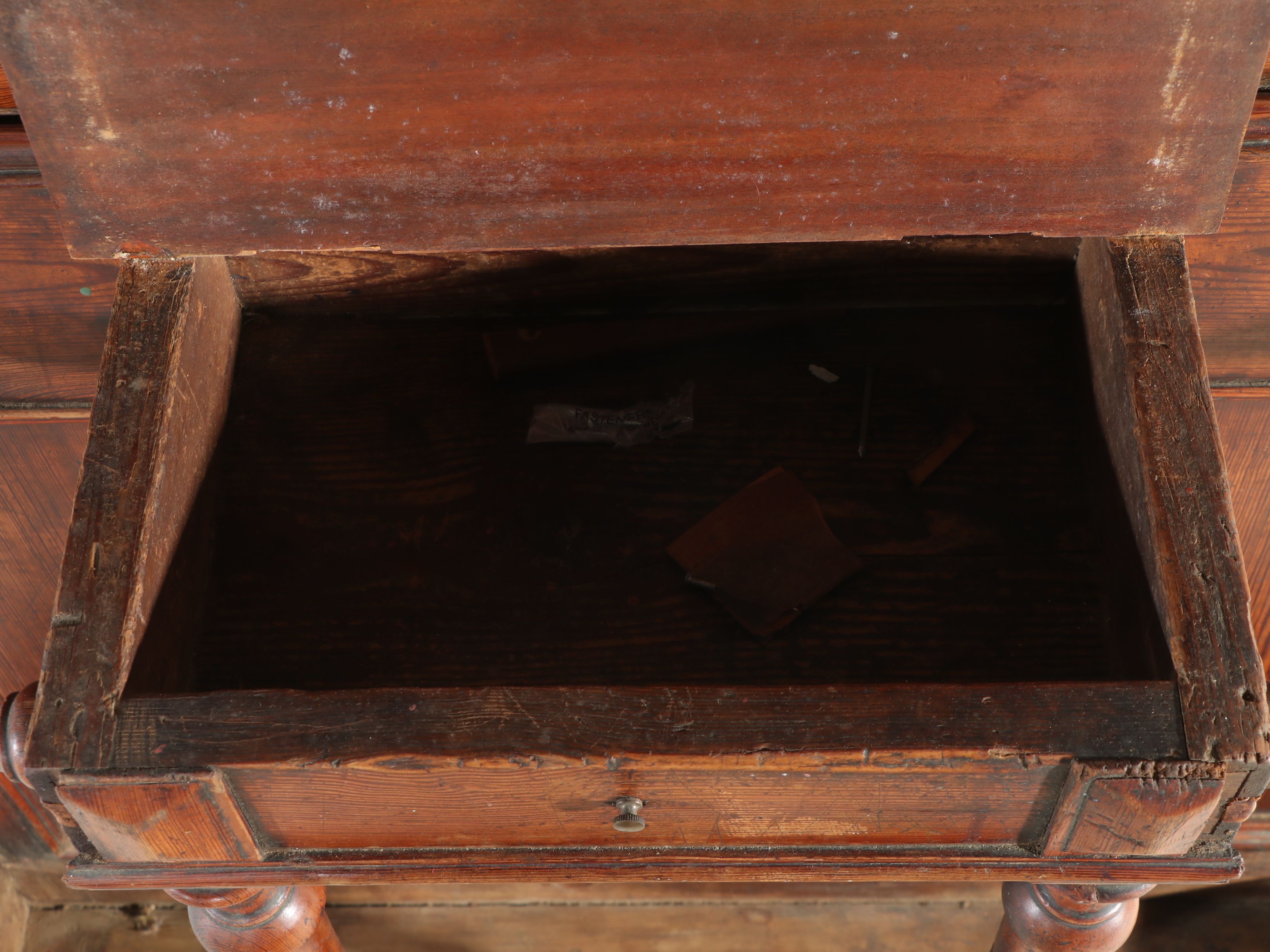 Louis XVI Style Oak Hall Tree, 19th Century