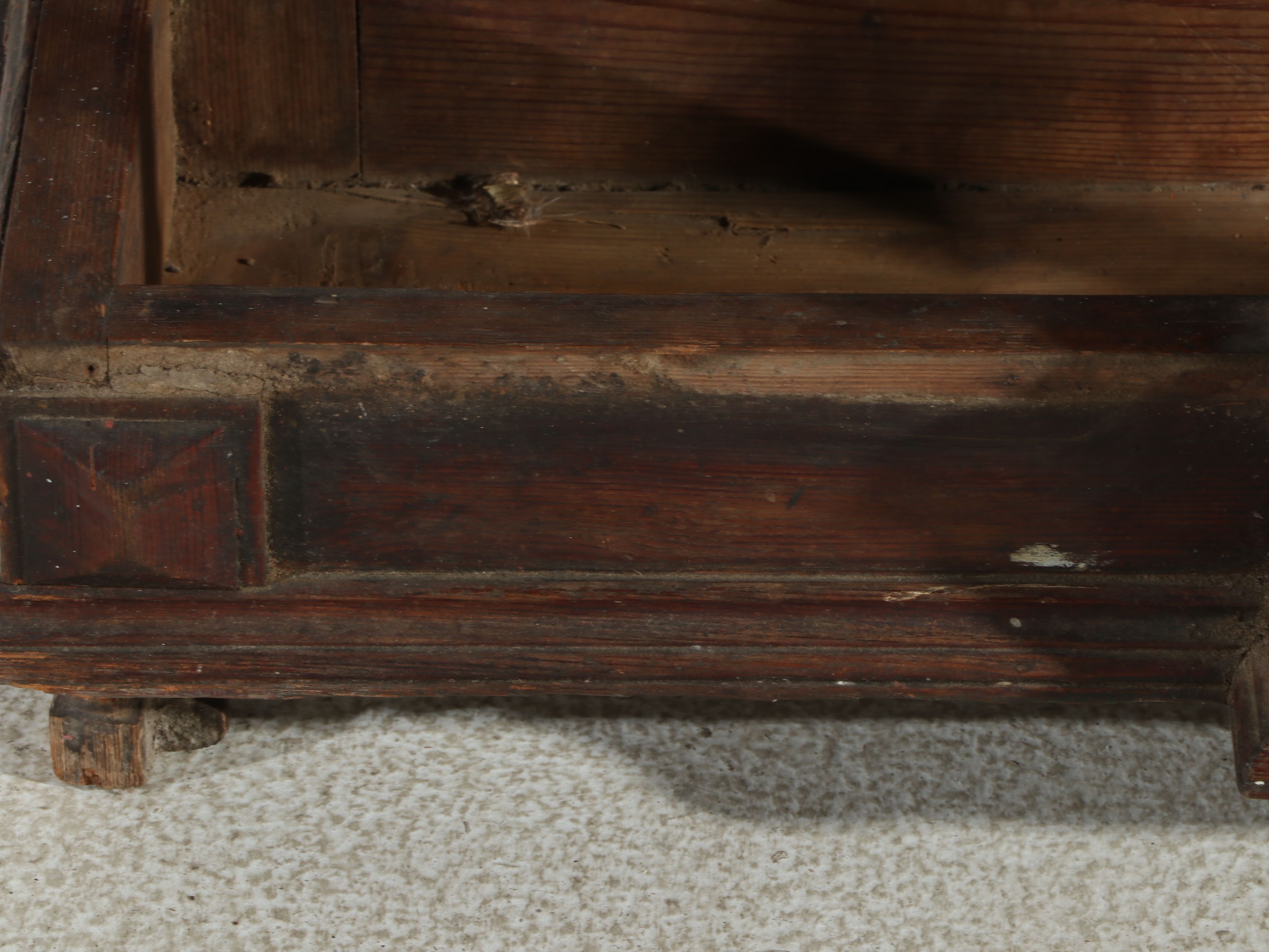 Louis XVI Style Oak Hall Tree, 19th Century