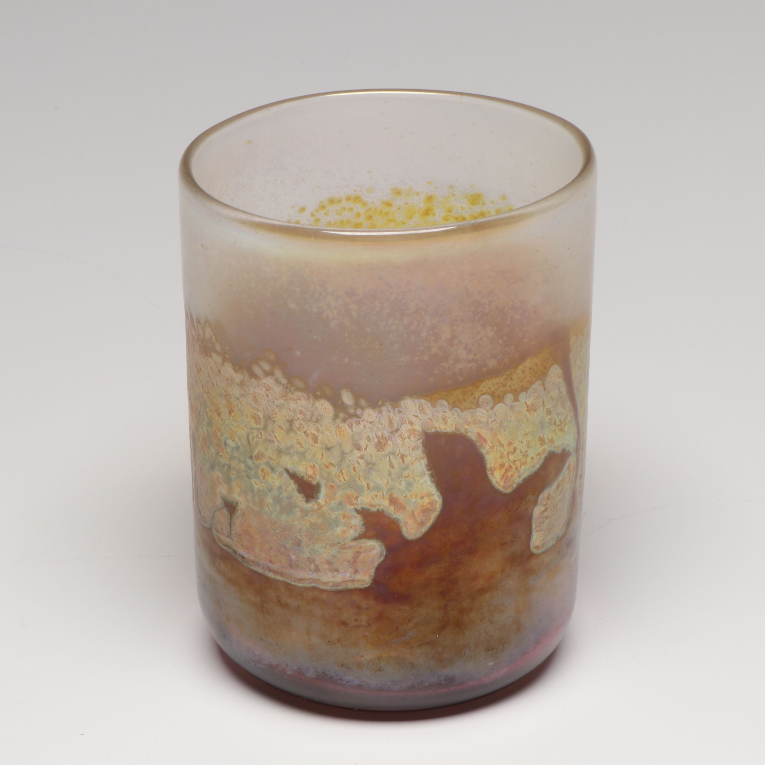 Bruce Stowell Handmade Art Glass Tumblers, 1990s