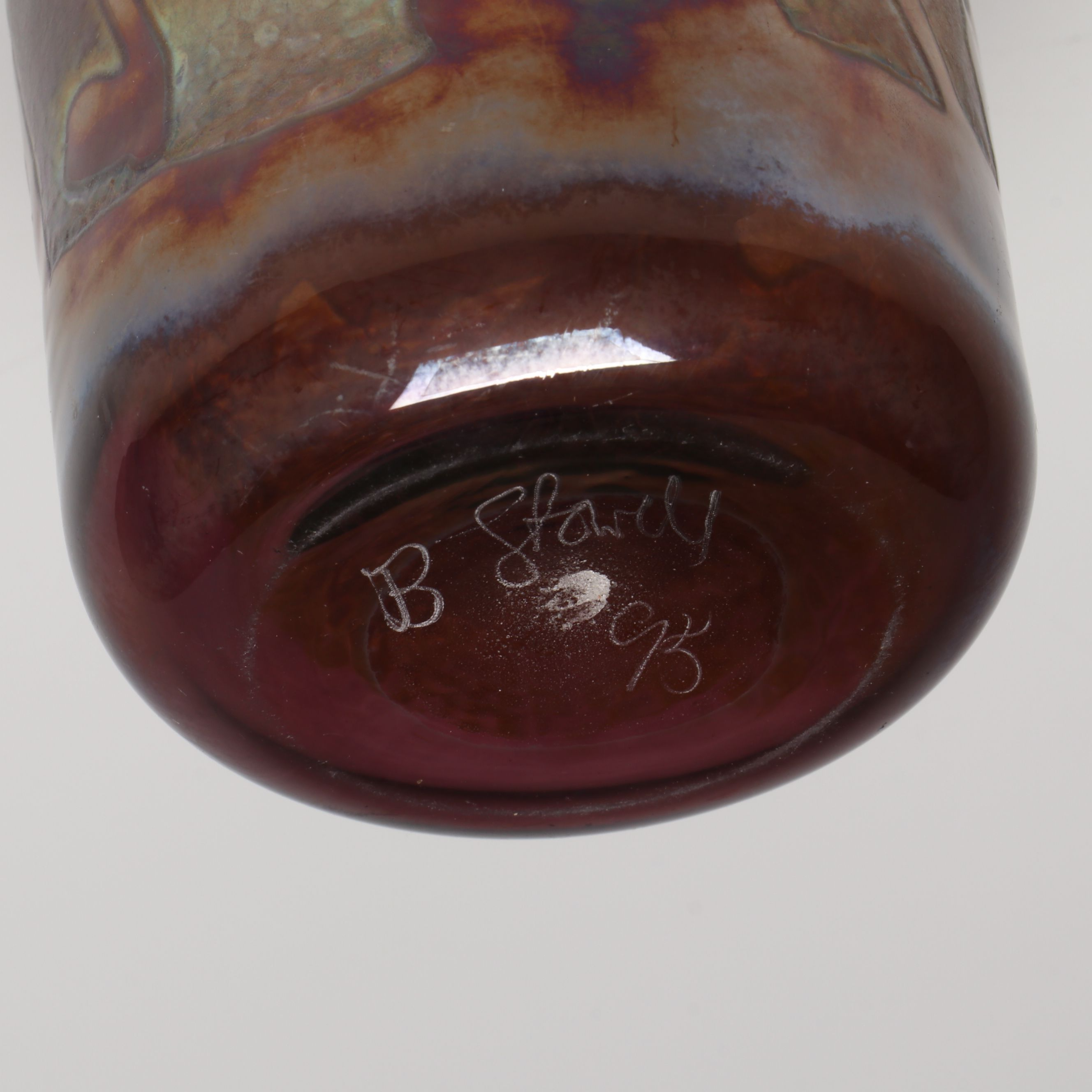 Bruce Stowell Handmade Art Glass Tumblers, 1990s