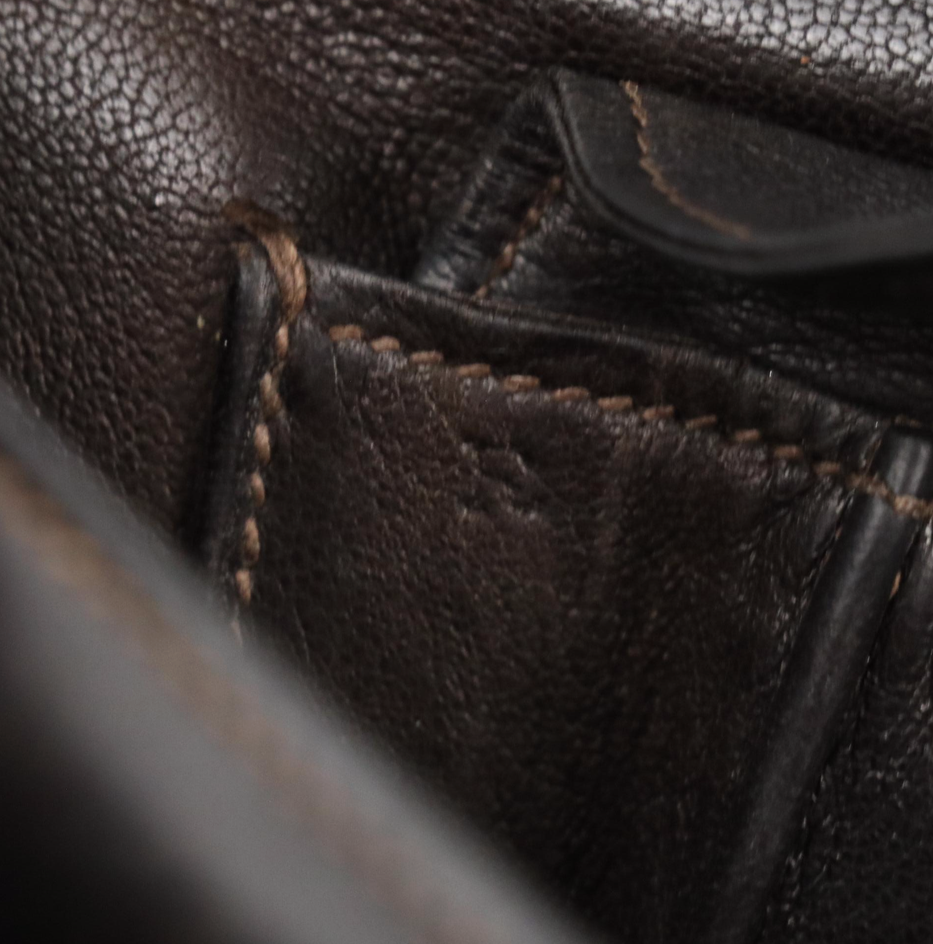 Hermès Palonnier Shoulder Bag in Brown Crocodile Leather, 1960's