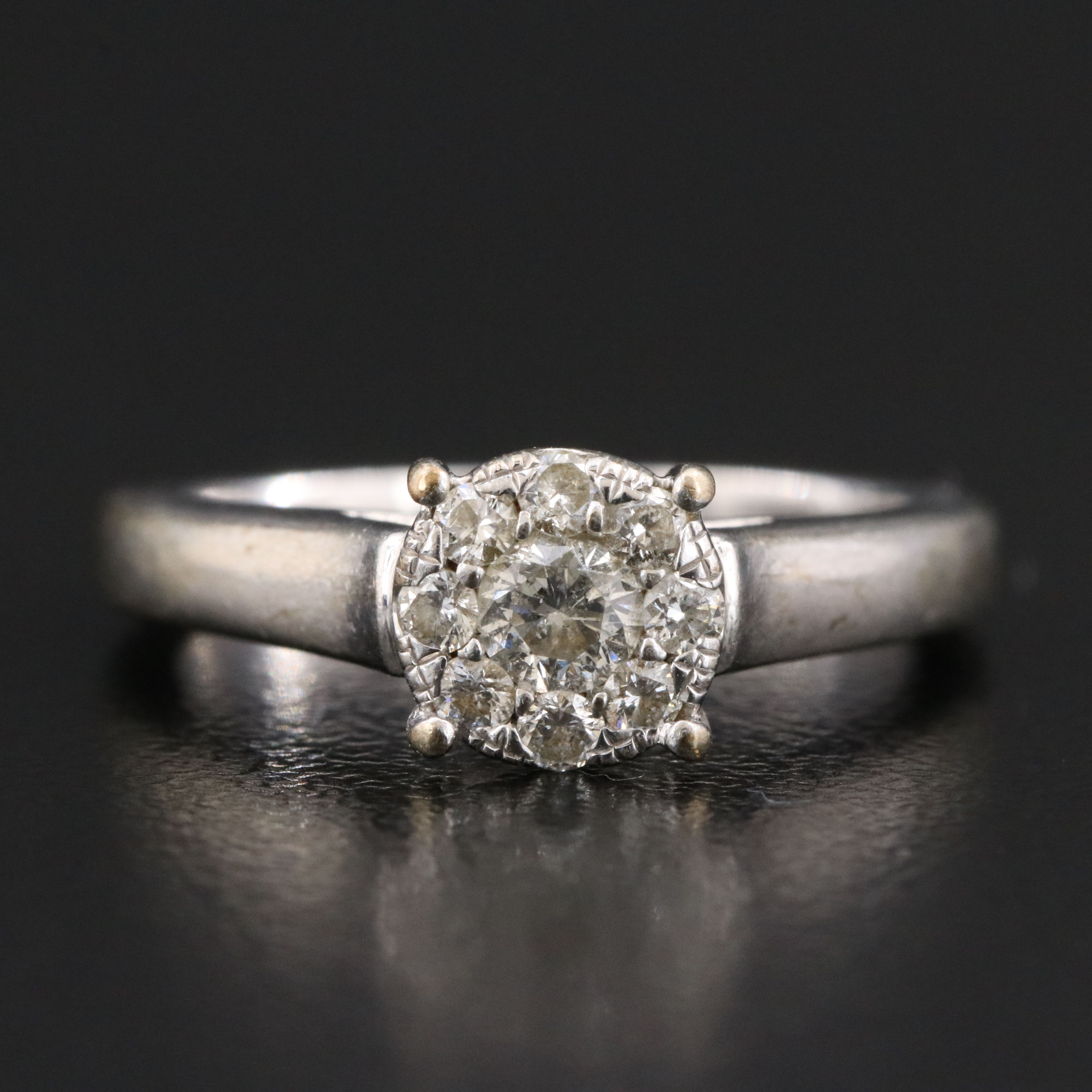 10K 0.35 CTW Diamond Ring