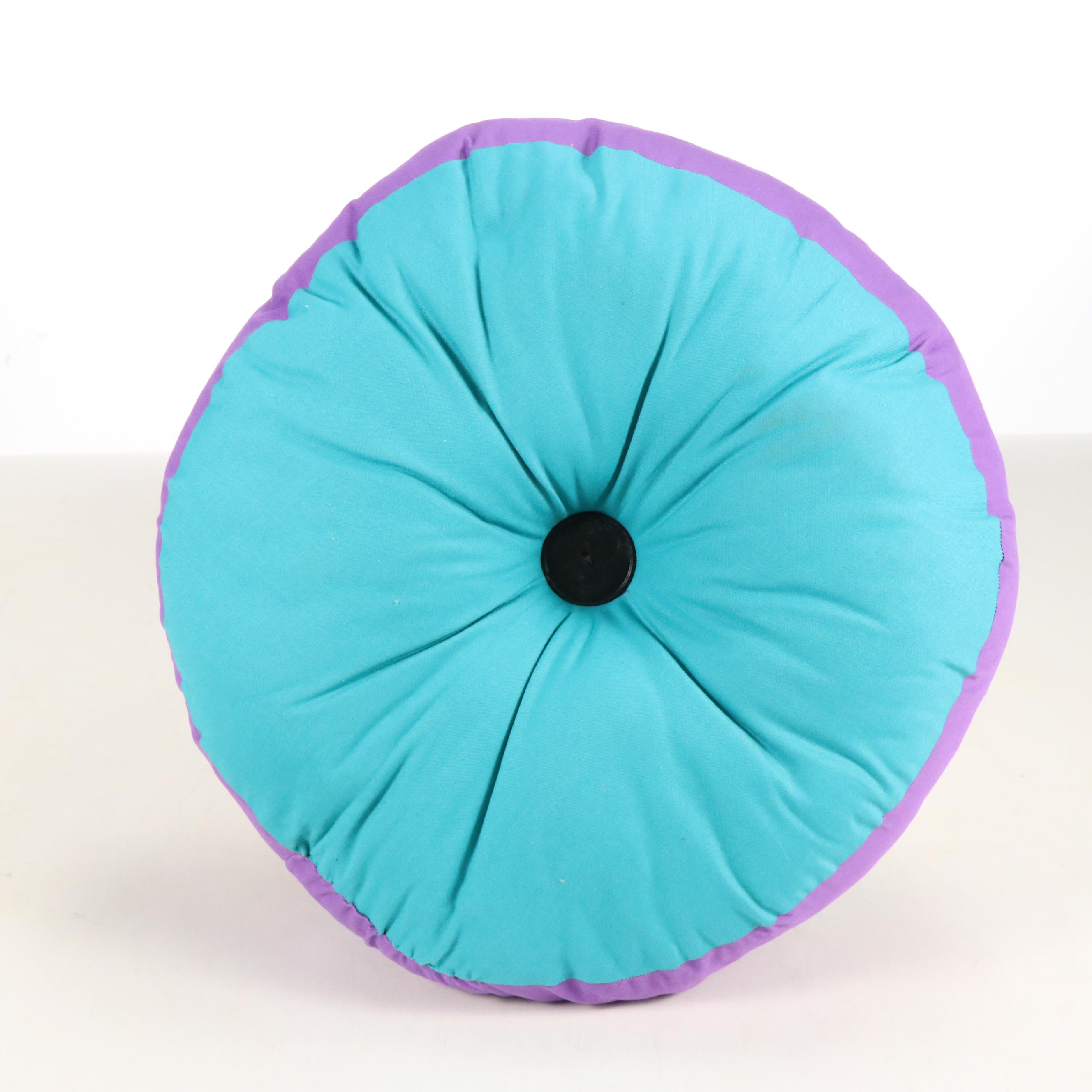 Handmade Colorful Appliqué Accent Pillows and Patchwork Pillow