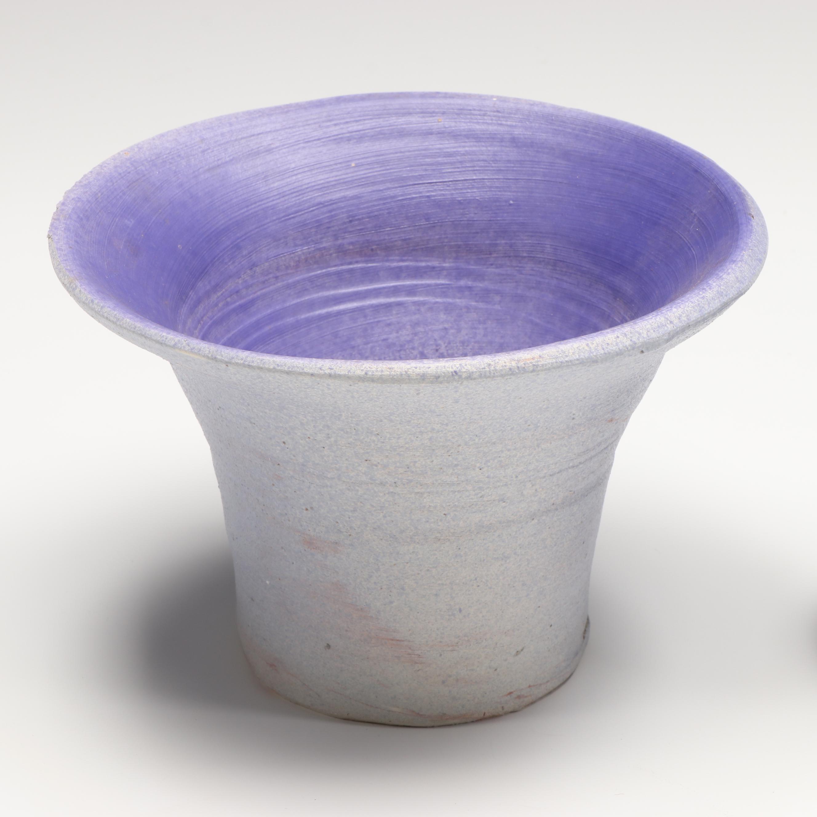 W. Lutz Art Pottery Vases, Bowl, and Planters, Early 21st Century