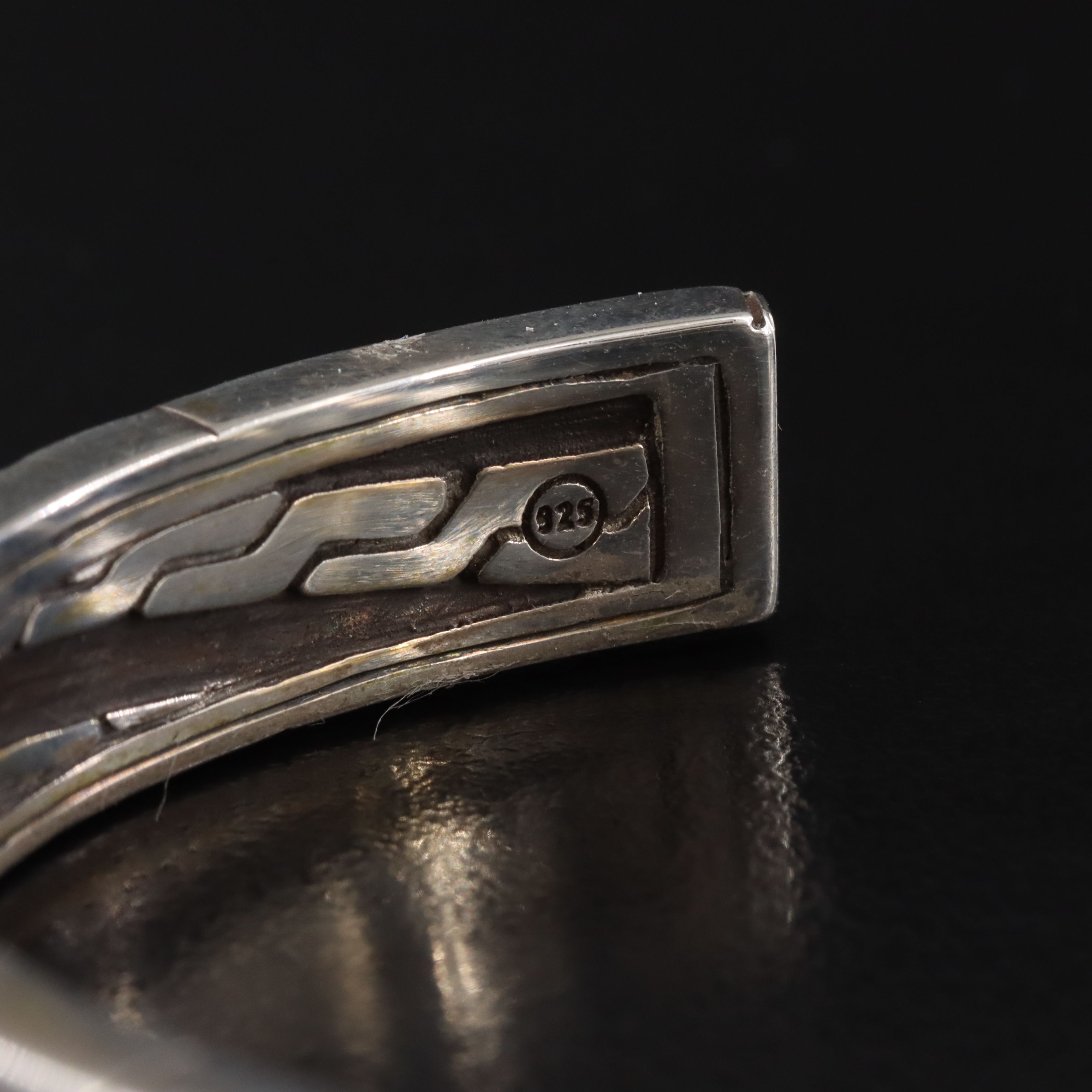 John Hardy Sterling Radial Cuff Bracelet