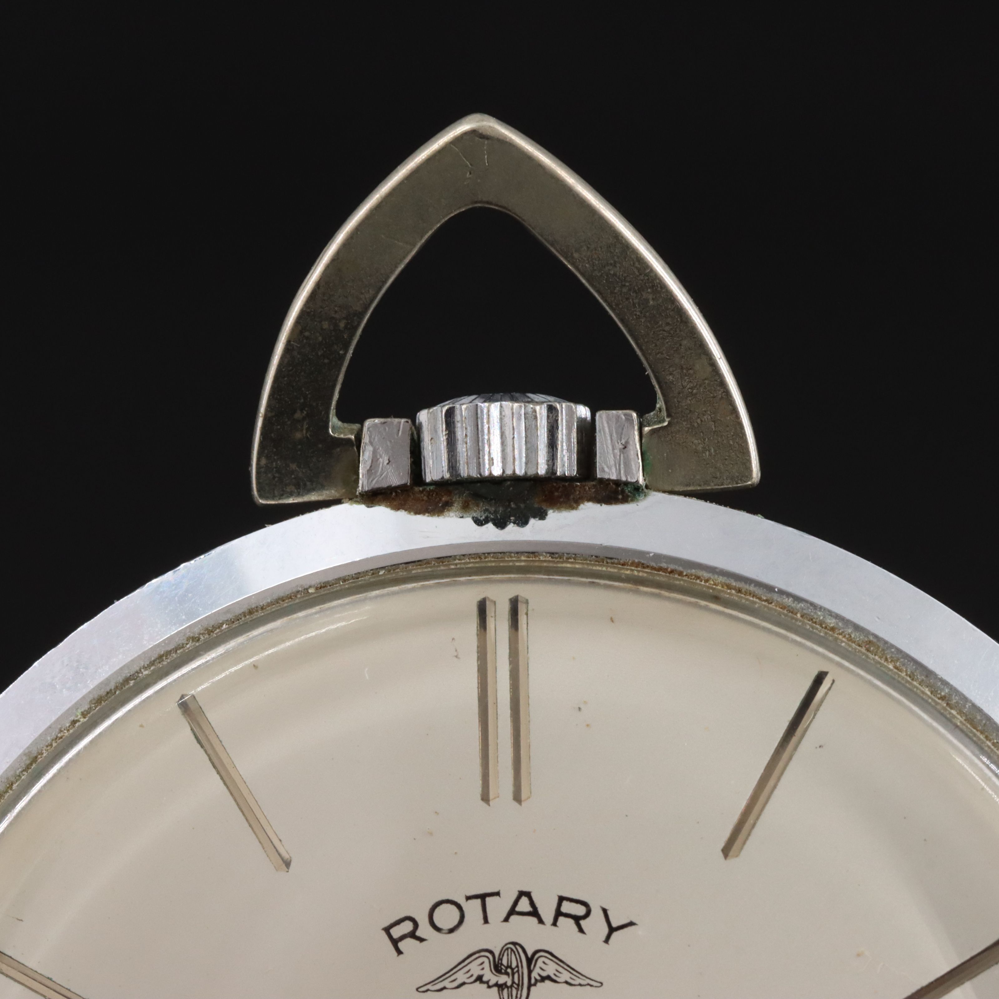 Rotary Open Face Vintage Pocket Watch c.1950s