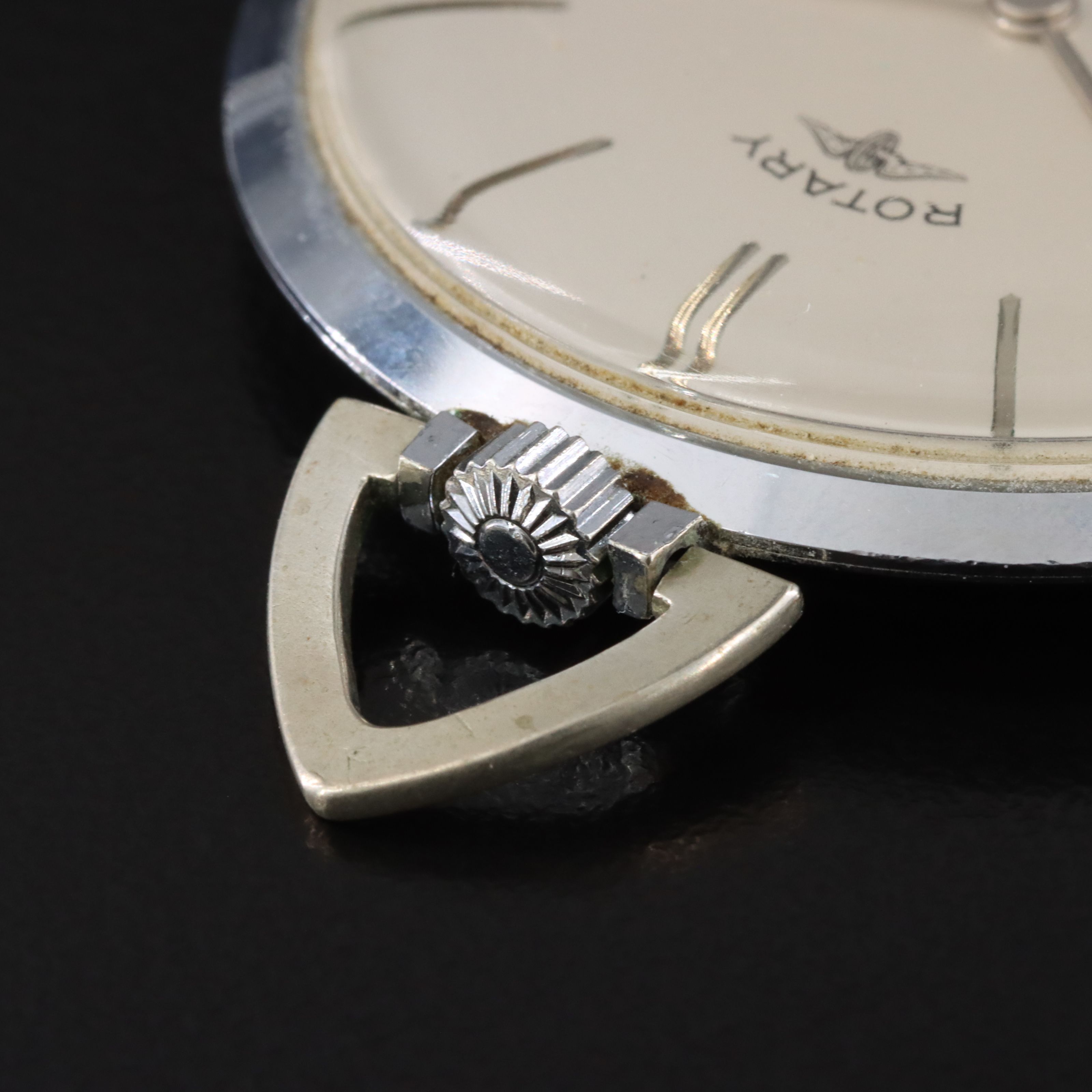 Rotary Open Face Vintage Pocket Watch c.1950s