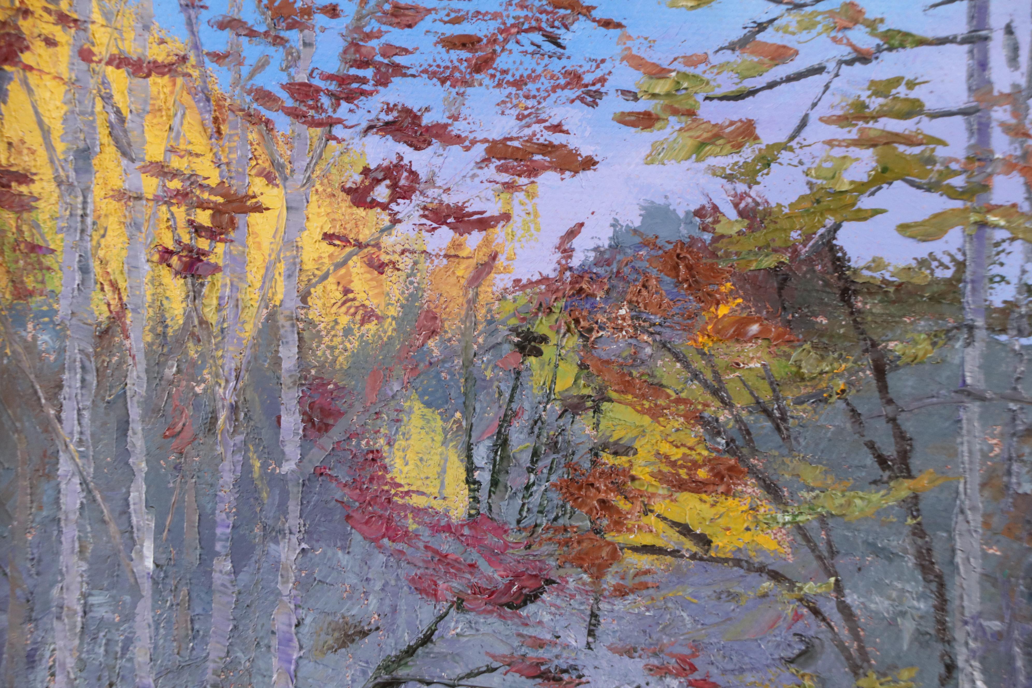 James Baldoumas Oil Painting "Autumn Brook," 2025