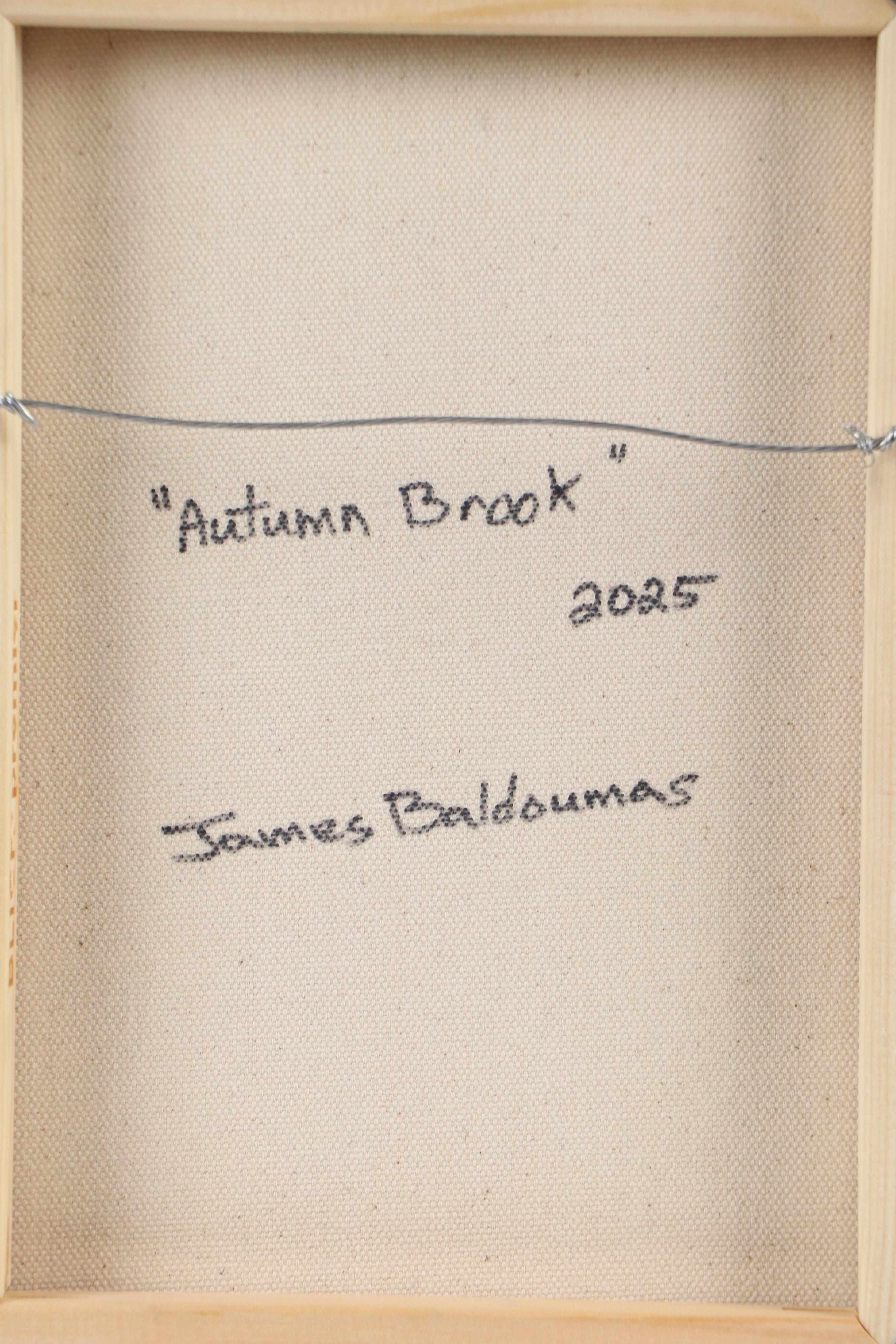 James Baldoumas Oil Painting "Autumn Brook," 2025