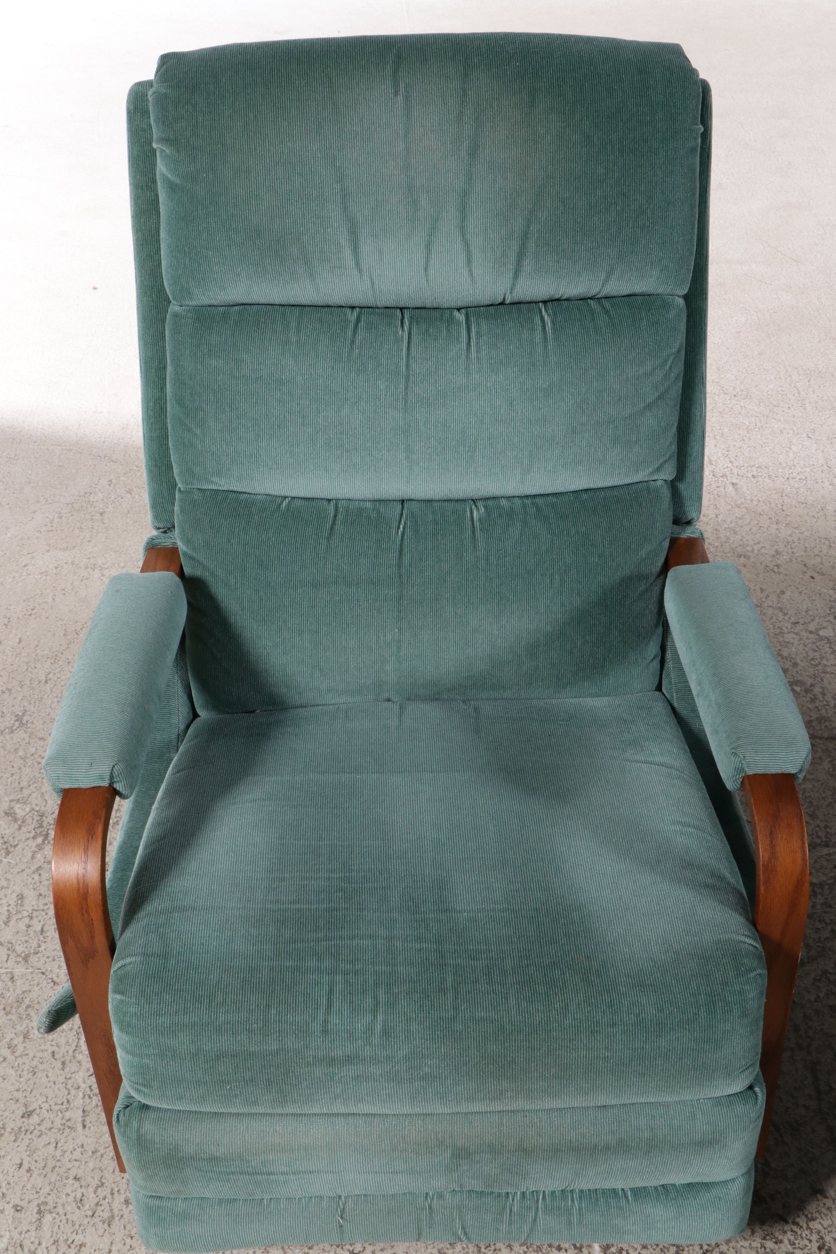 Pair of Vintage Corduroy Upholstered Recliners