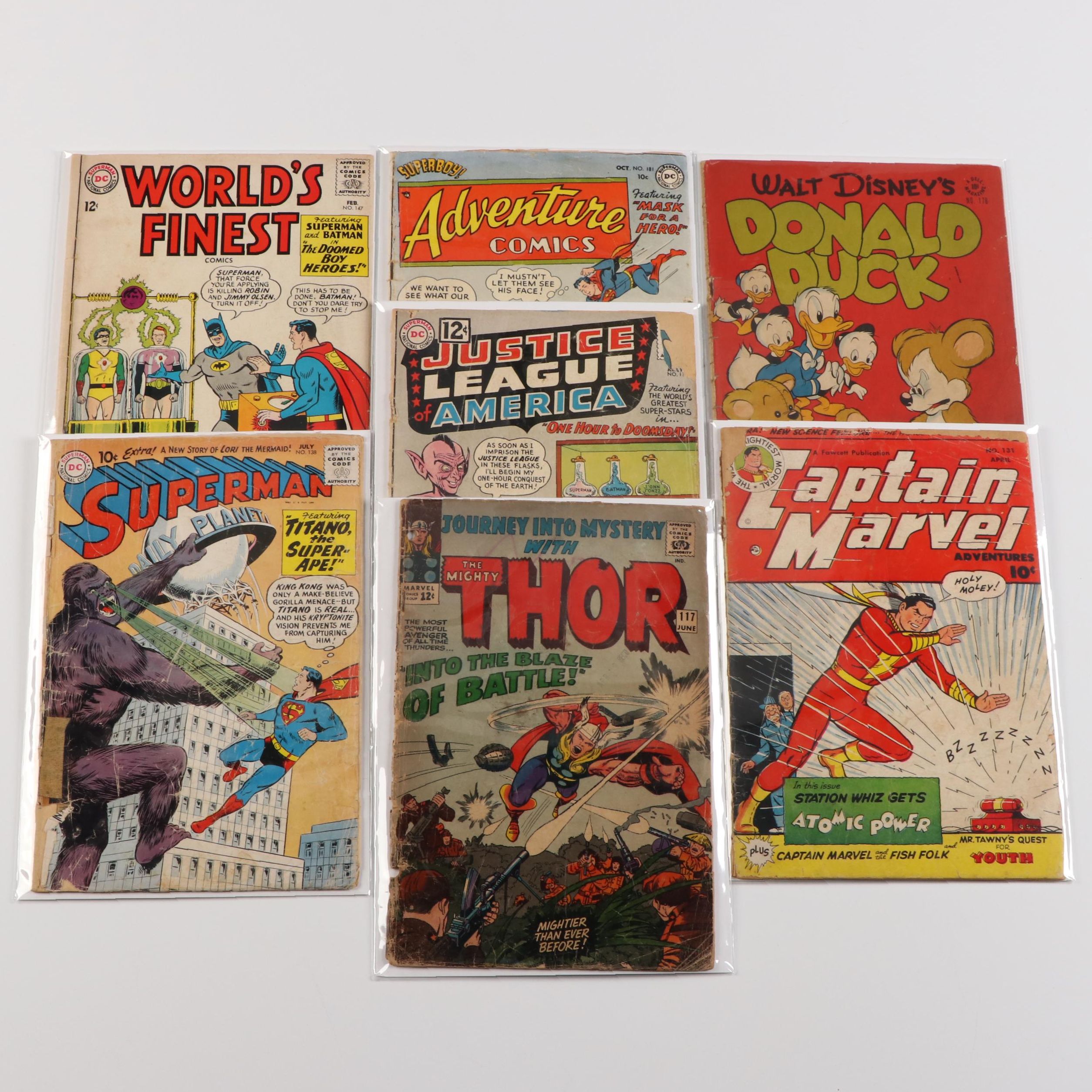 Disney's "Donald Duck: Christmas on Bear Mountain" with Marvel and DC Comics