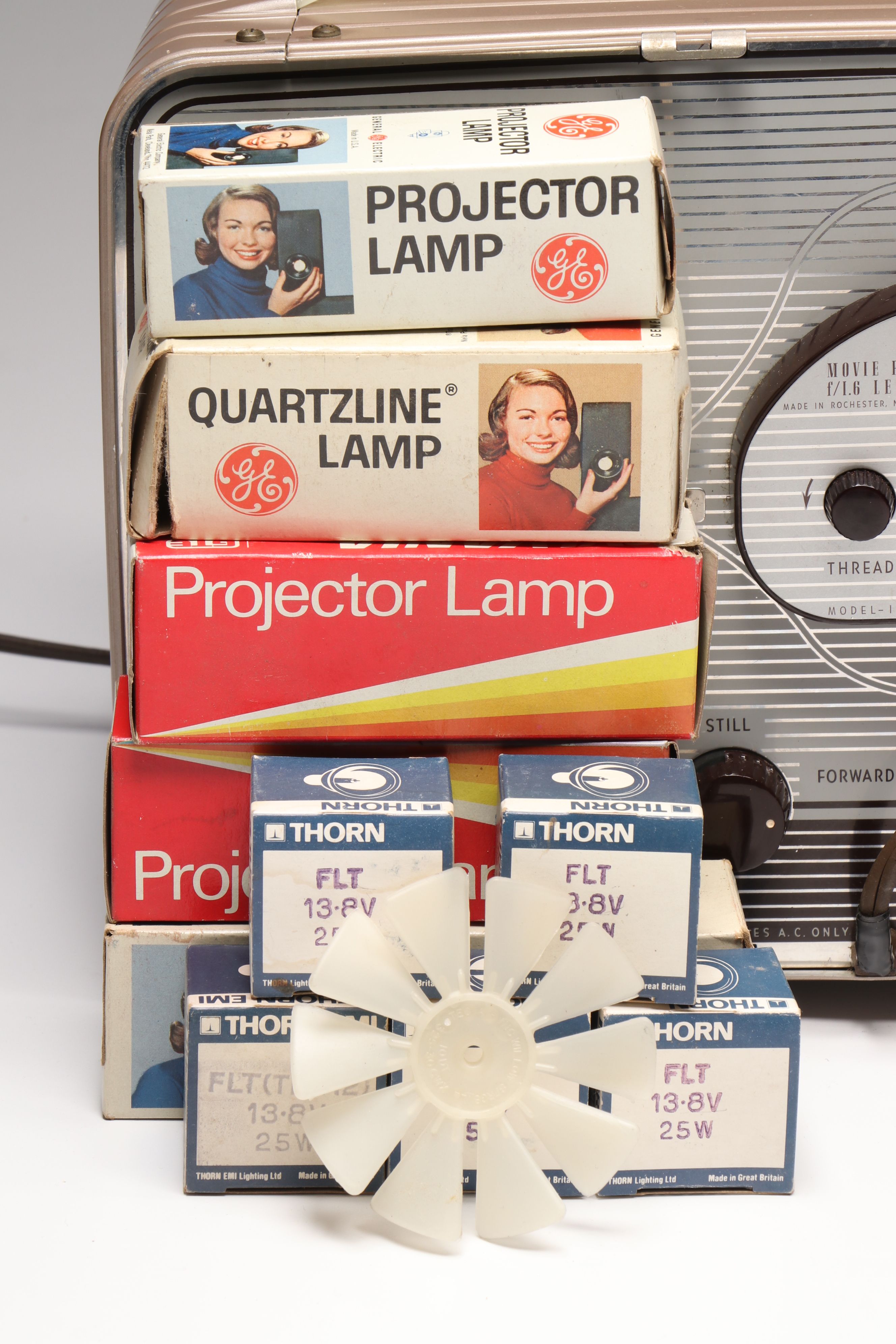 Eastman-Kodak Brownie 300 Projector with Polaroid and More Cameras, Accessories