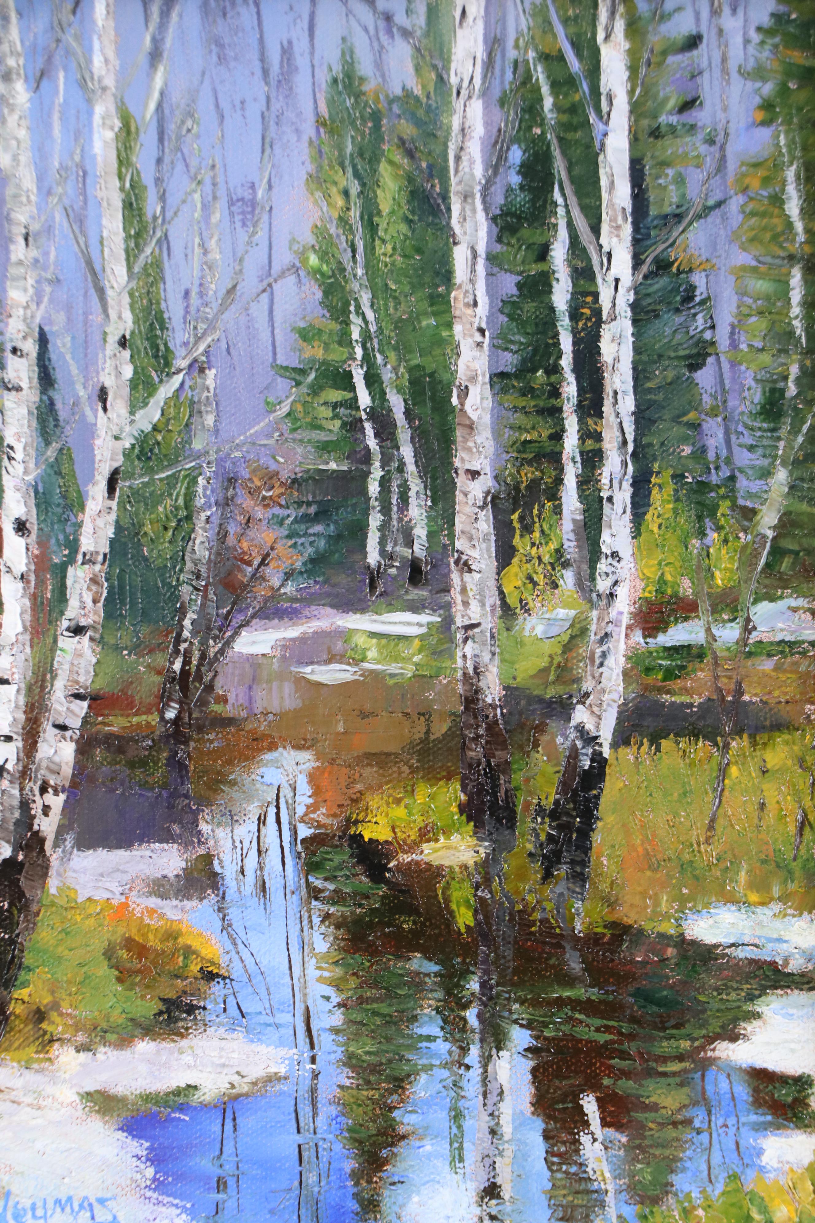 James Baldoumas Oil Painting "River Birch," 2025