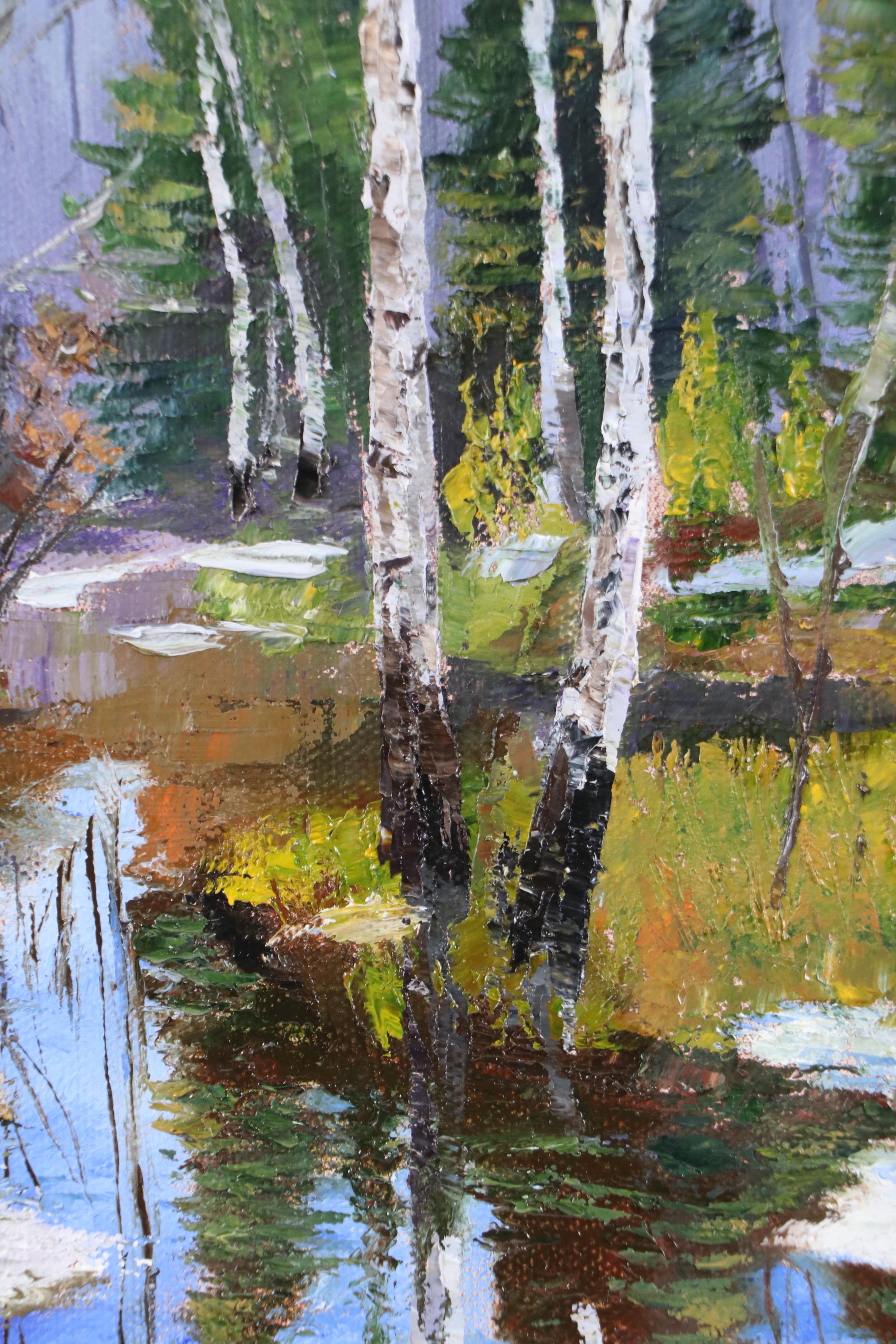 James Baldoumas Oil Painting "River Birch," 2025