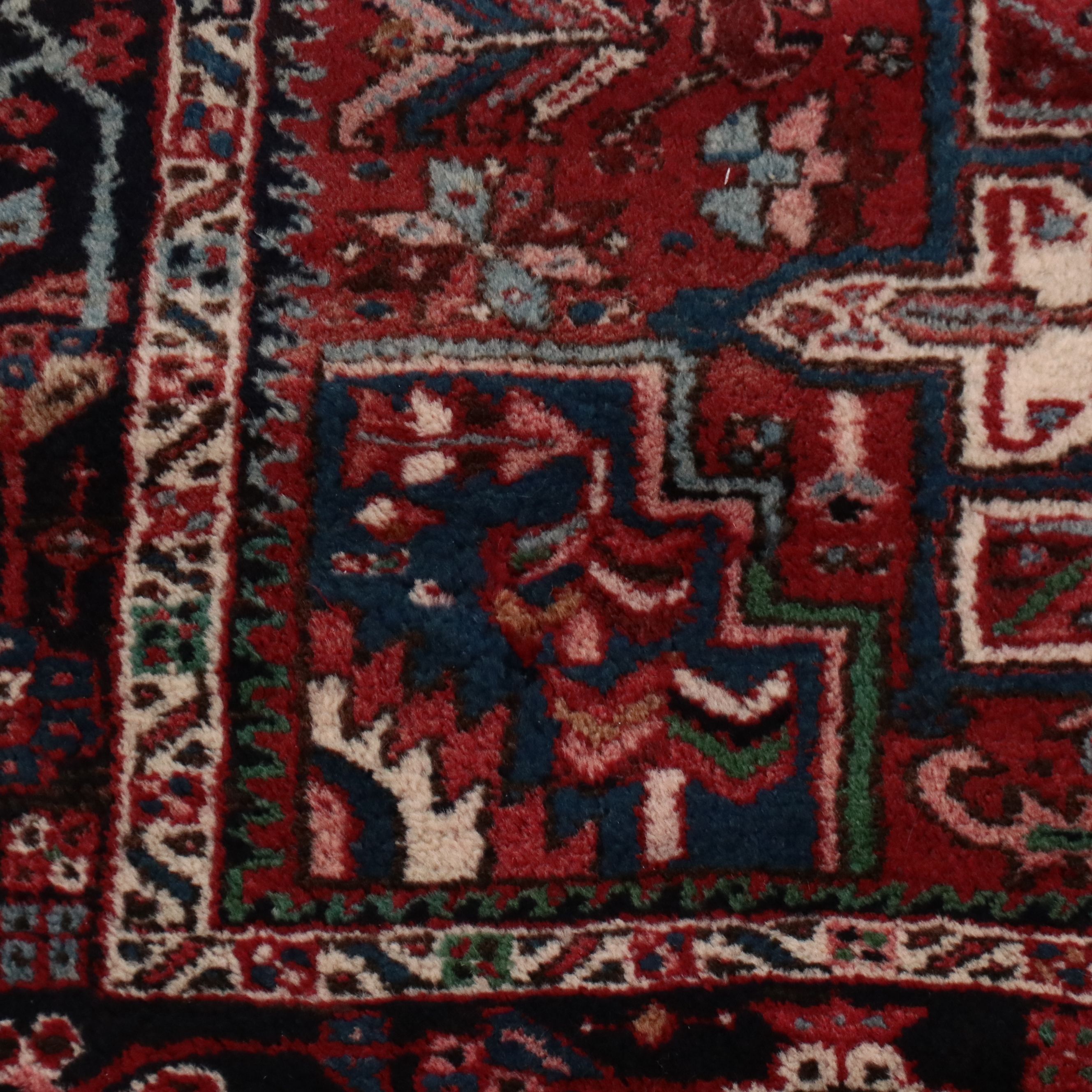 4'9 x 12'10 Hand-Knotted Persian Lamberan Long Rug