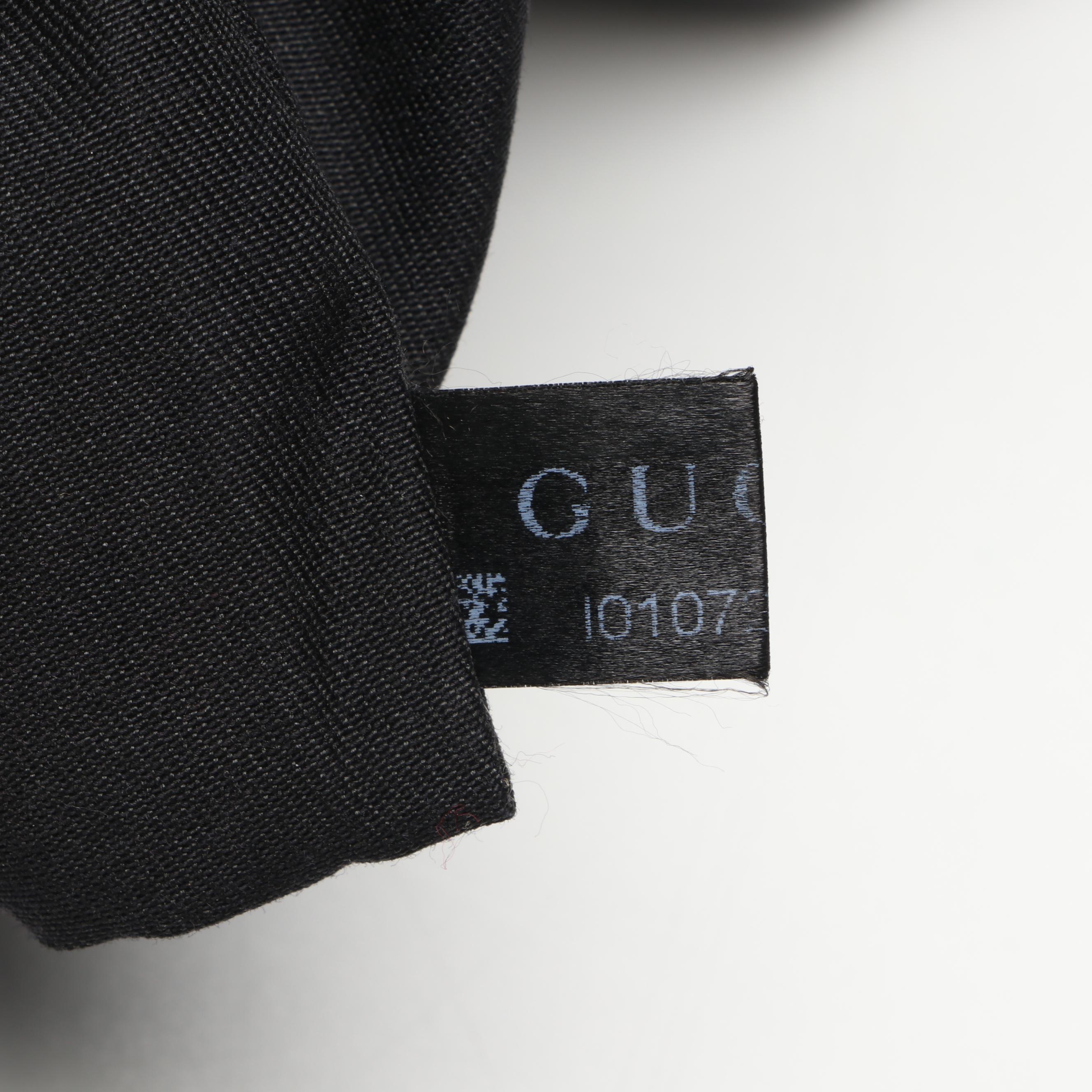 Gucci Abbey Convertible Hobo Bag in GG Canvas with Leather Trim