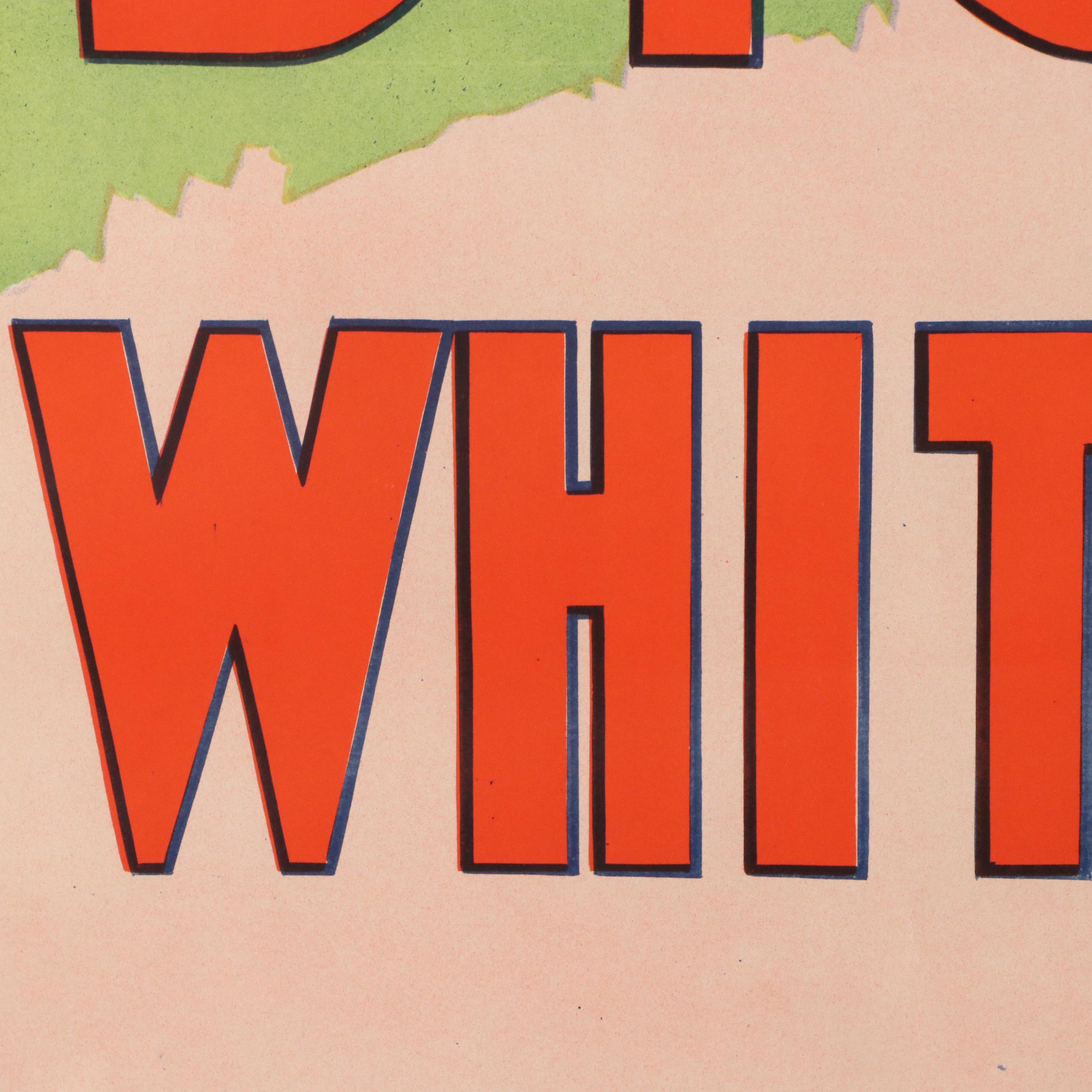 Partial Color Lithograph "Dick Whittington," 20th Century