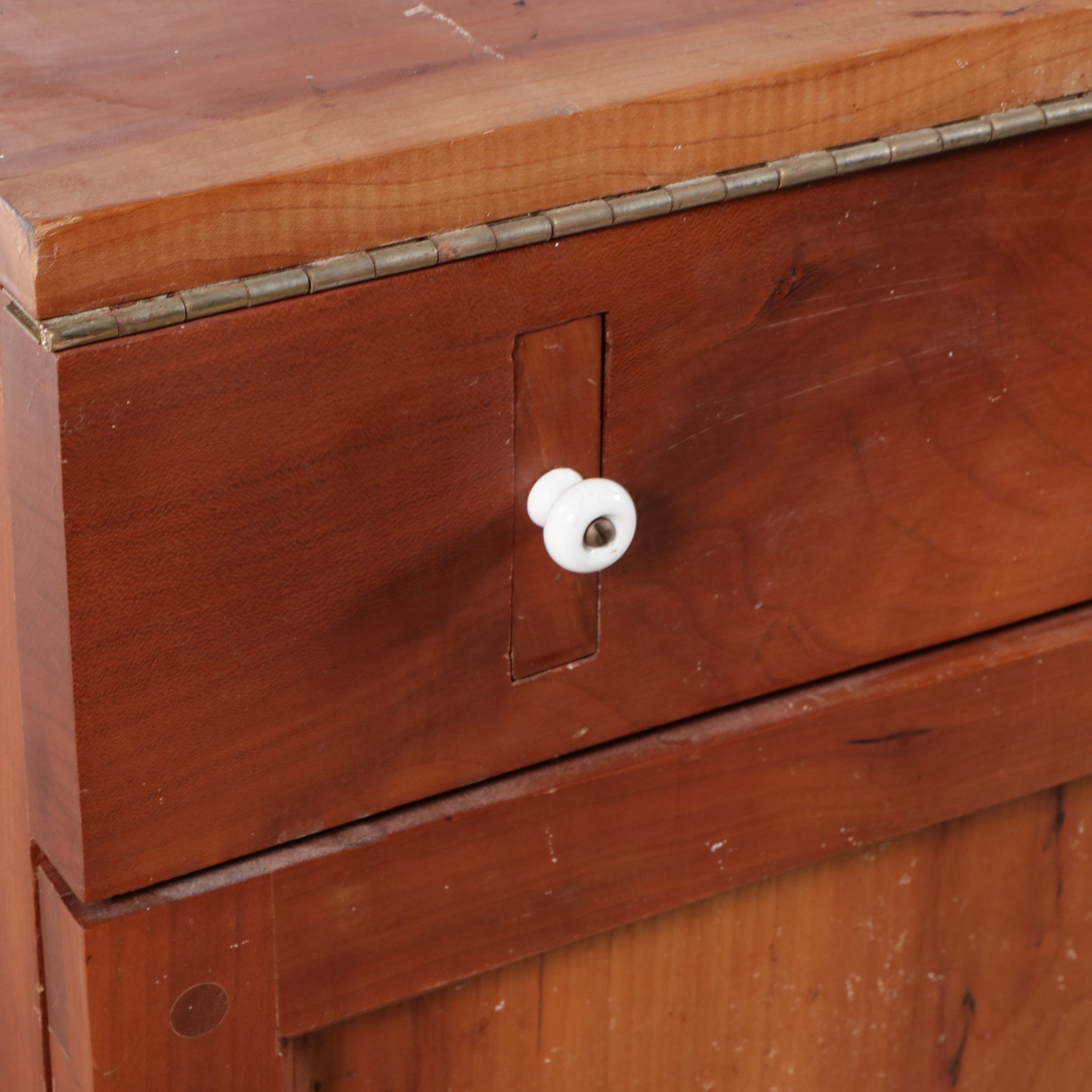 Colonial Style Cherry Pantry Buffet