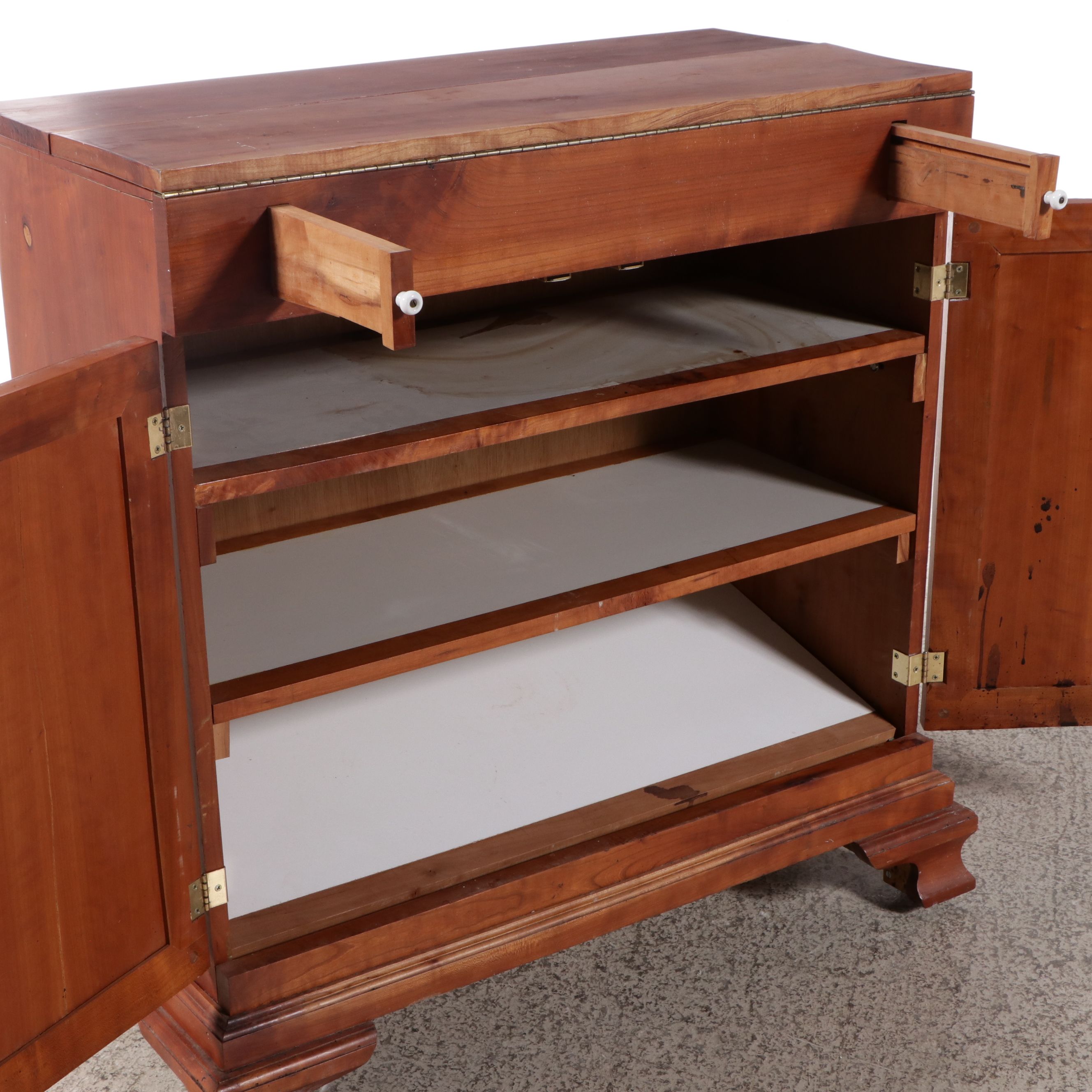 Colonial Style Cherry Pantry Buffet